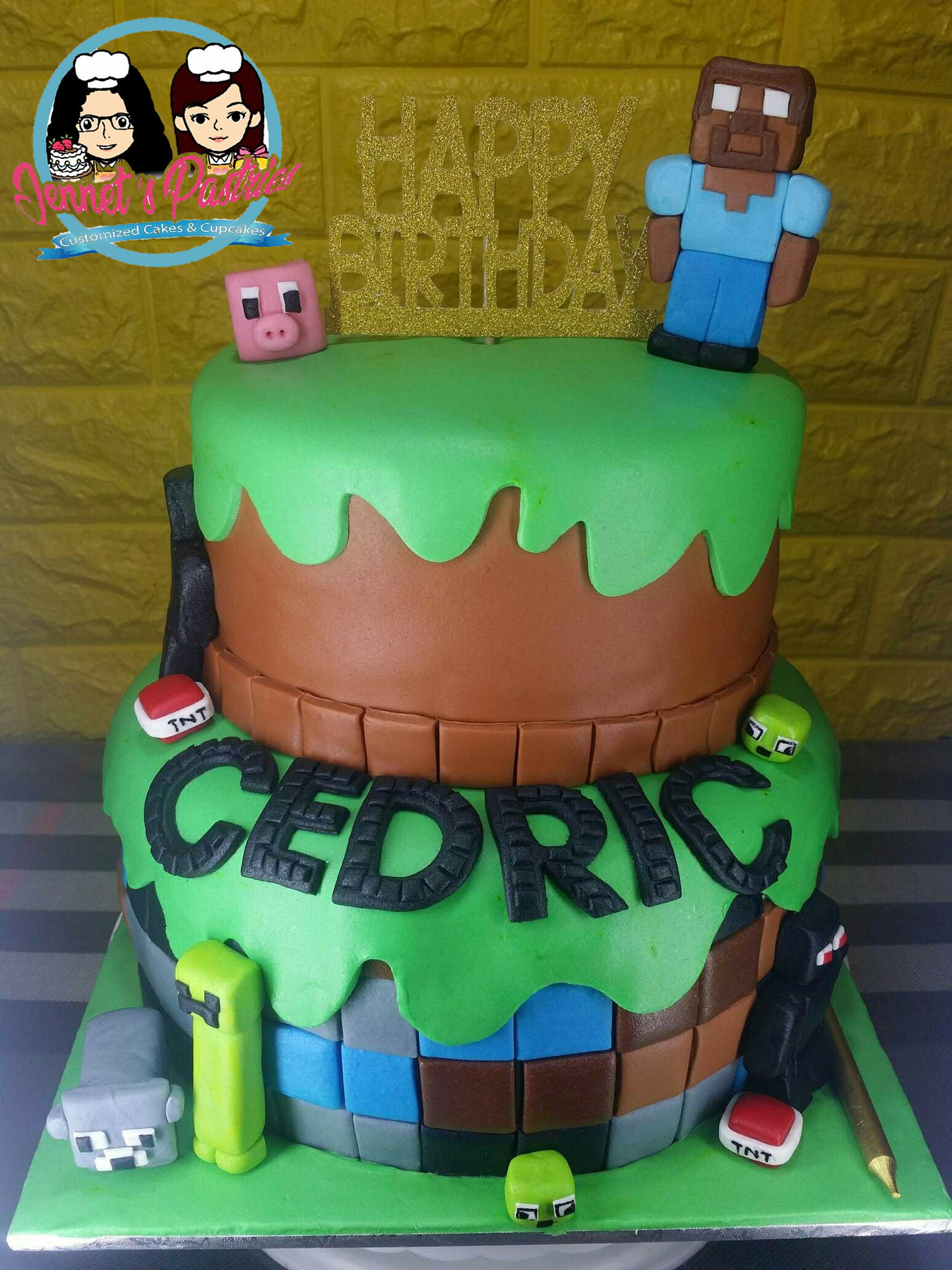 Happy birthday! Another minecraft... - Jennet's Pastries