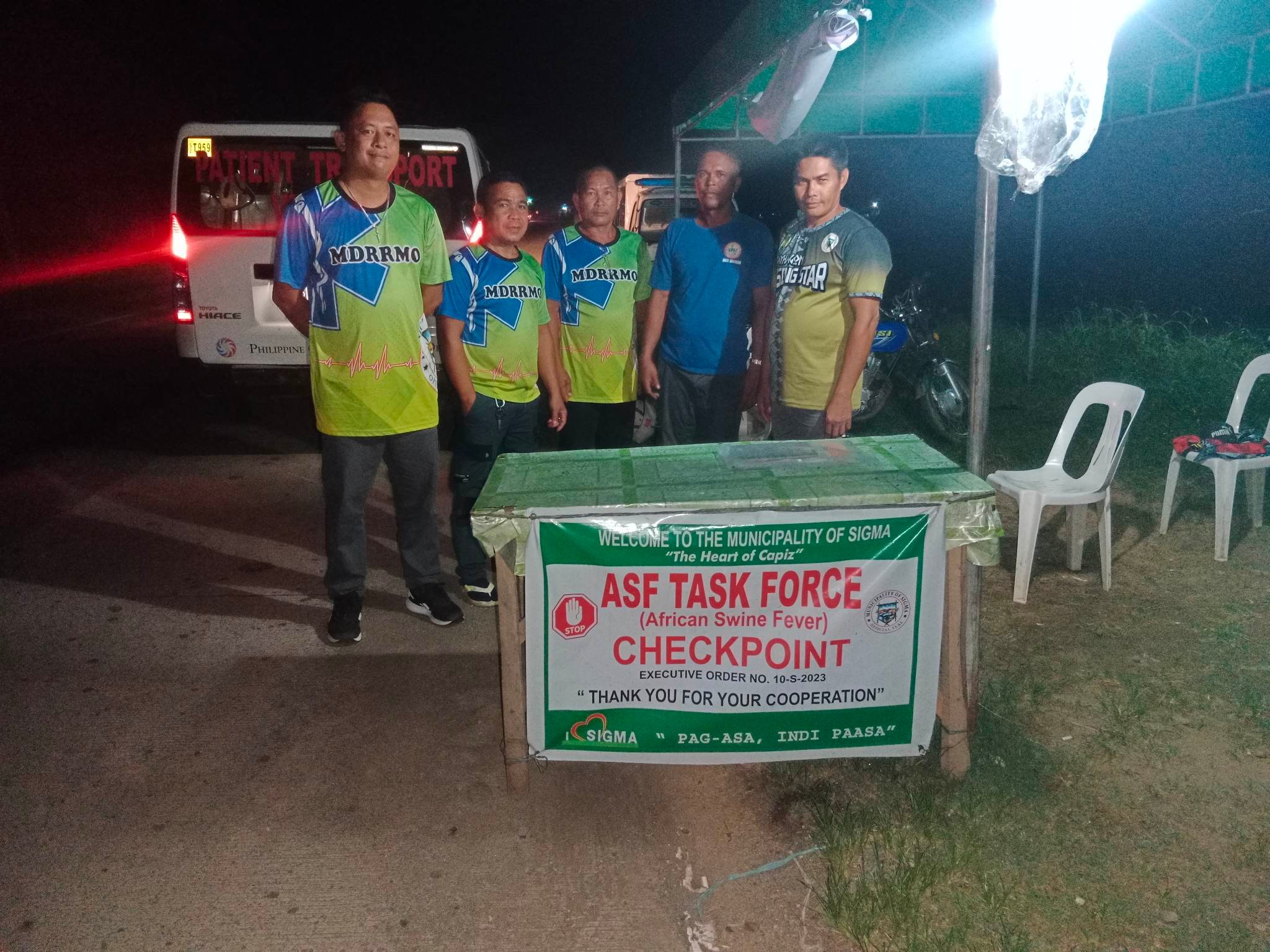 ASF Border Checkpoint The... - Mdrrmo Sigma-srt Srt