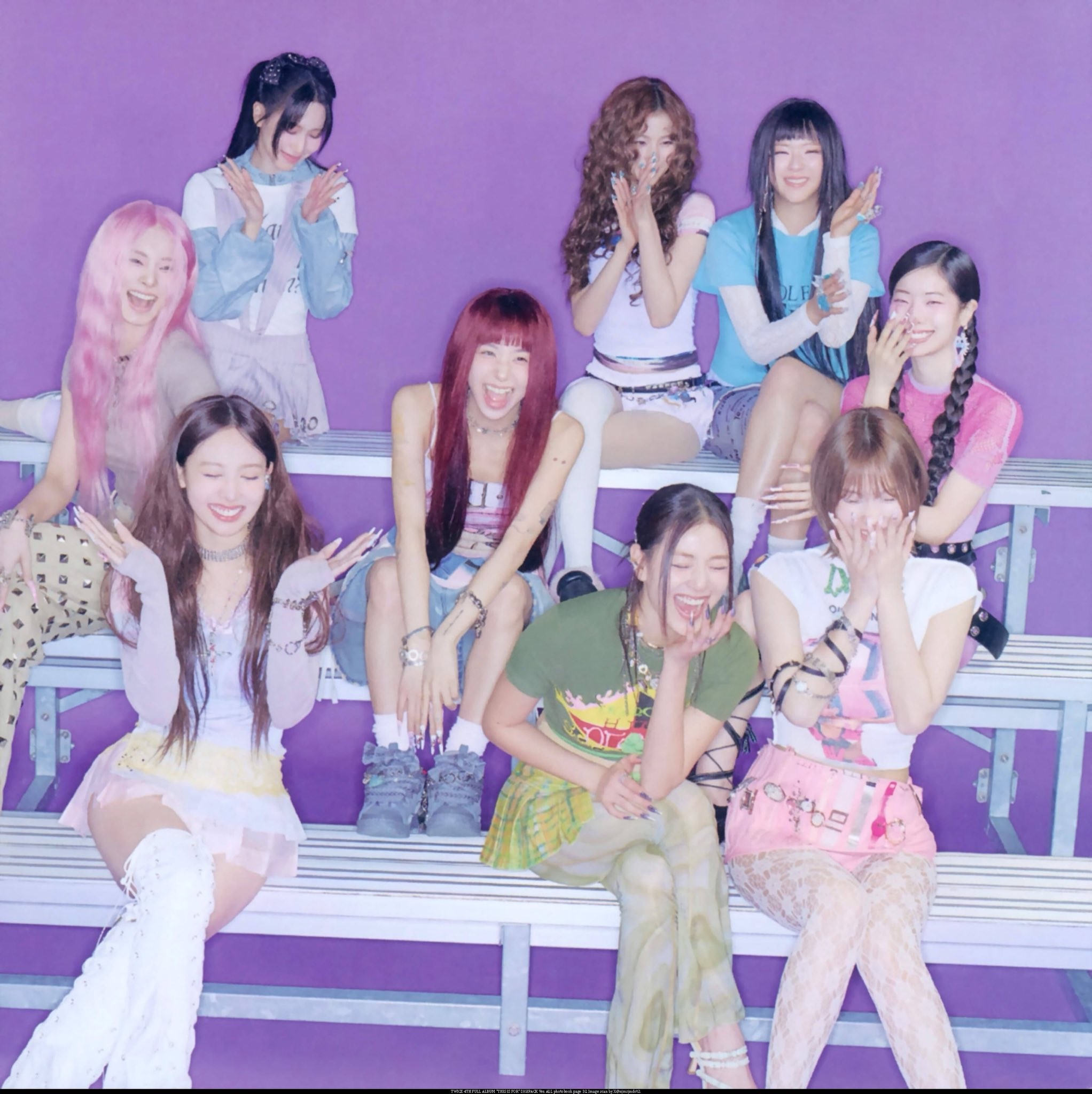 K-pop group TWICE's “THIS IS FOR