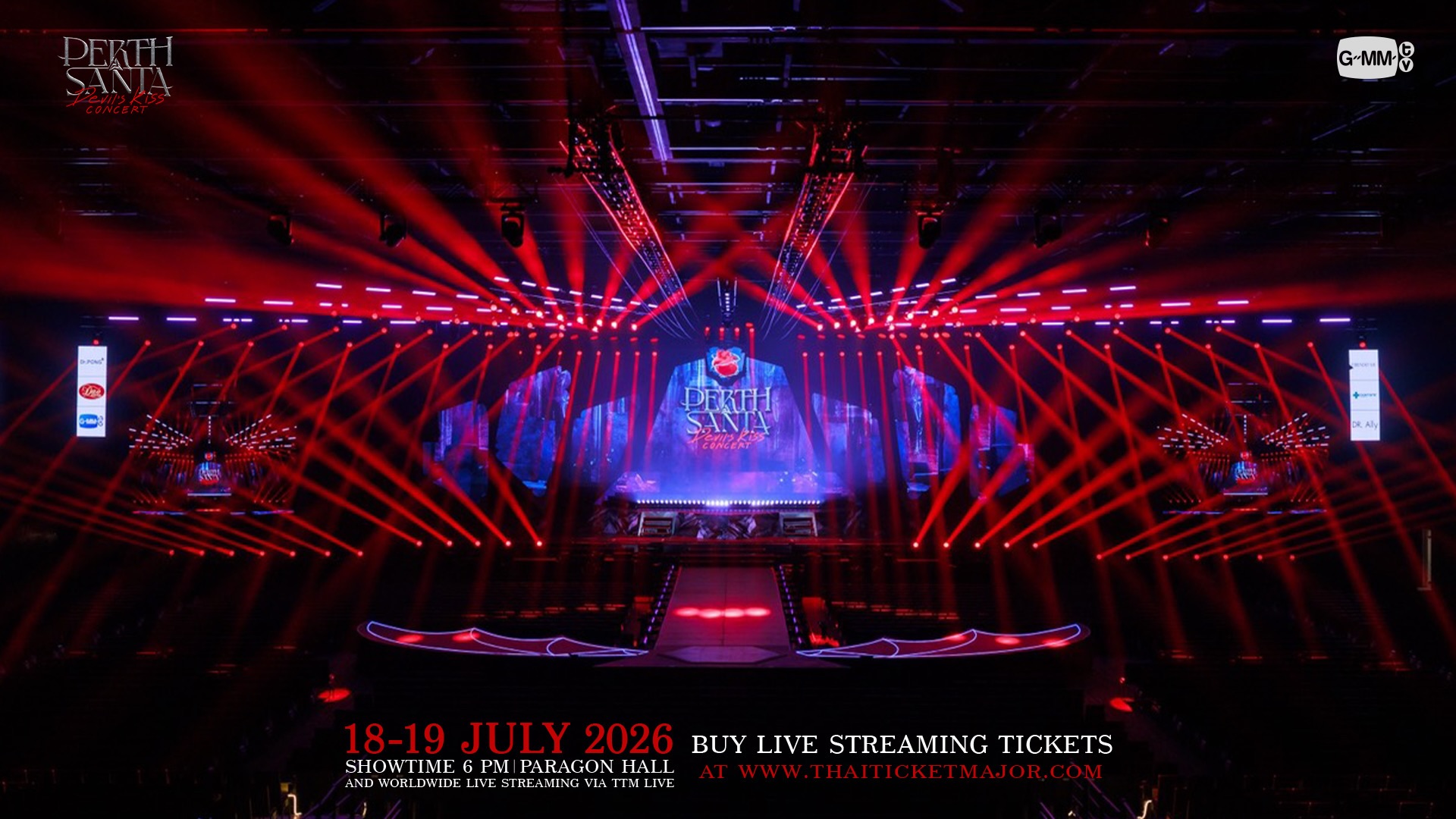 STAGE OF 'PERTH SANTA DEVIL'S KISS CONCERT