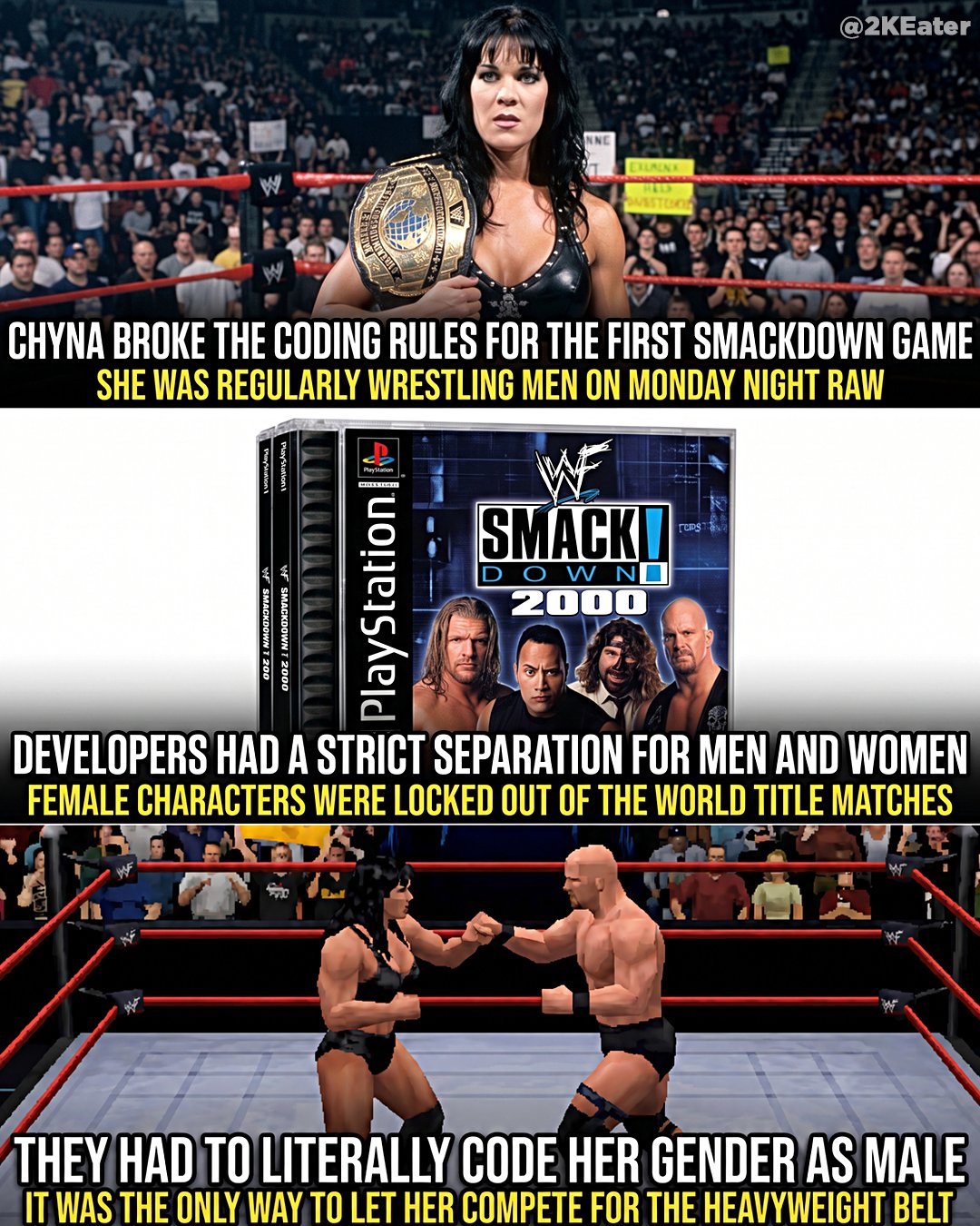 2K - This is one of the wildest WWE game facts ever. 🤯 In the