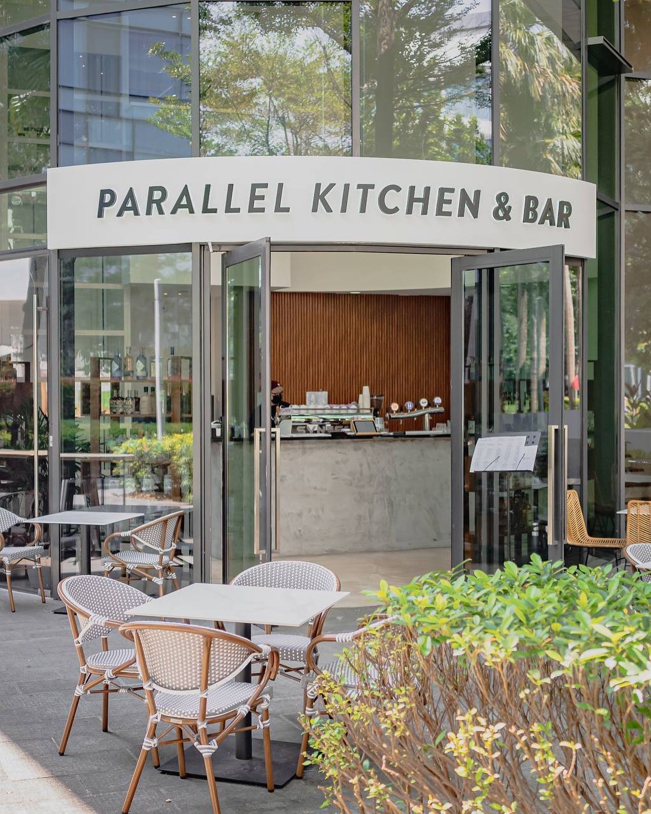 Parallel Kitchen & Bar - EVENING MENU - Grilled Salmon Salmon baked ...