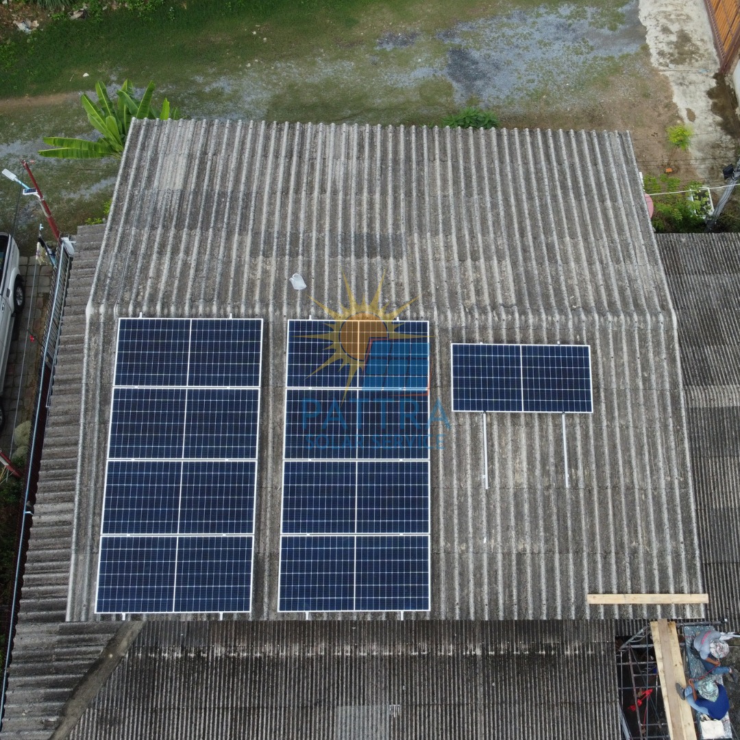 งานติดตั้ง 5kW Huawei Inverter BQ... - ภัทรา โซล่า เซอร์วิส