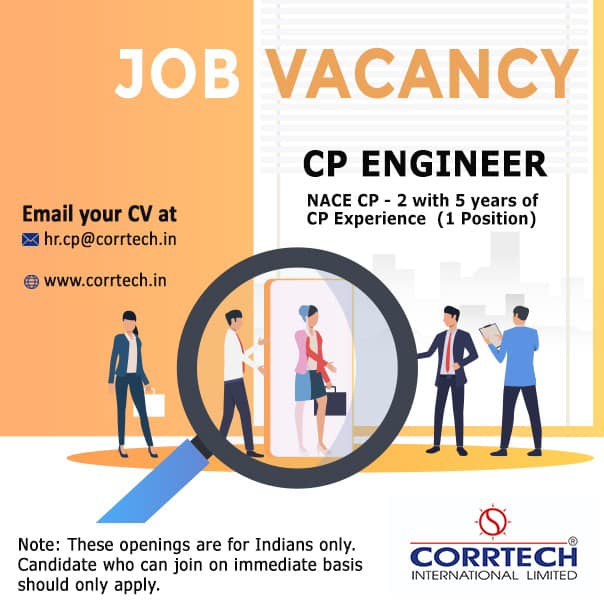 Job alert!... - Corrtech International - CP Division
