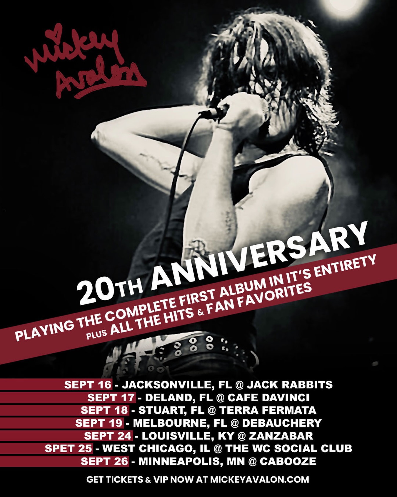 💥💥💥 SEPTEMBER SHOWS!!! 💥💥💥 Sept 16 - Jacksonville, FL Jack