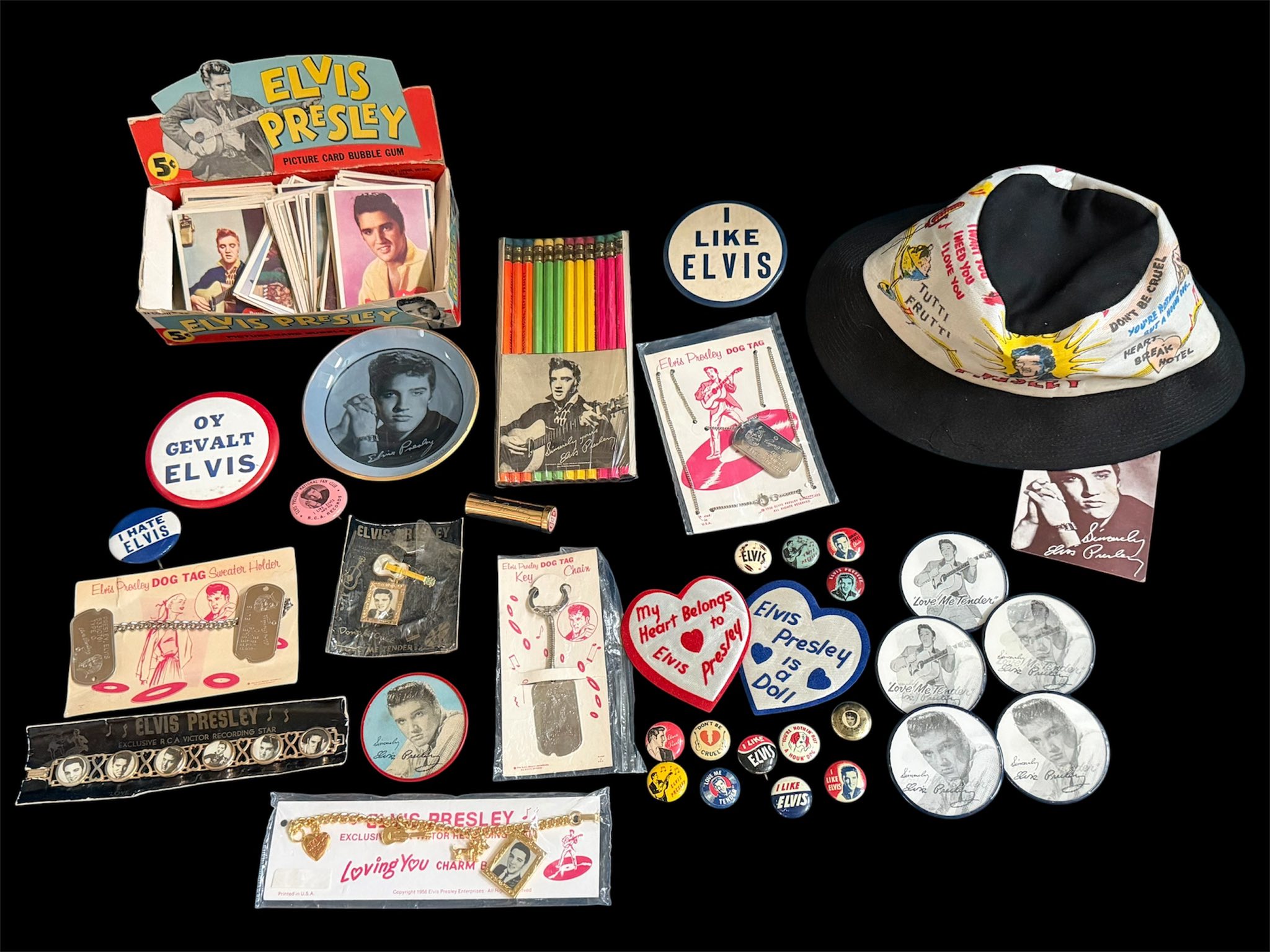 SOLD - 1956 Elvis Presley Enterprises Memorabilia from the rise of