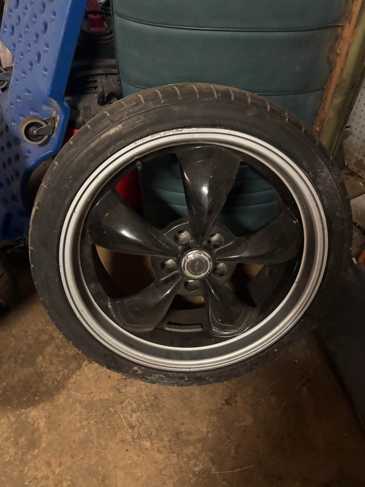 20’ inch American Racing 5 Lug Black Rims 5x4.75(3) rims - Car Wheels ...