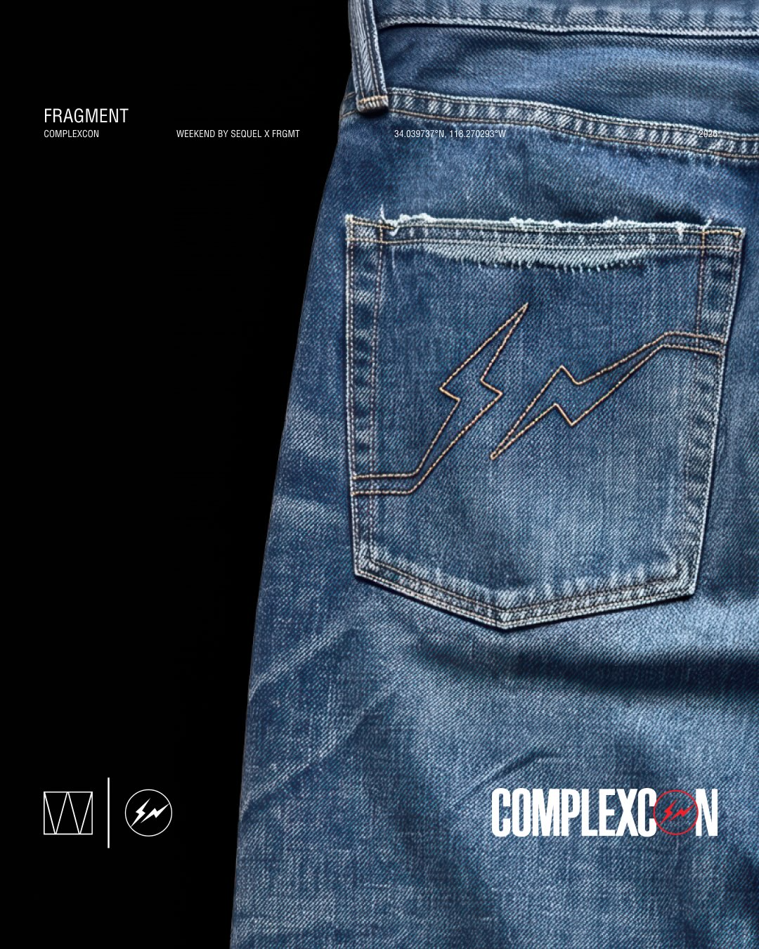 Fragment x Weekend by Sequel collection at ComplexCon gift shop
