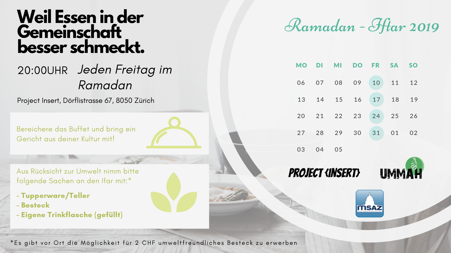 Ramadan Mubarak As Every Year The Msaz Muslim Students