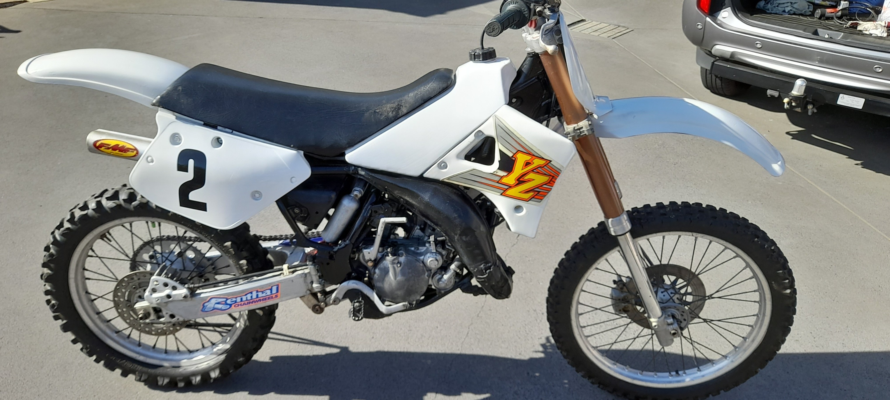 1988 yamaha yz125 vintage dirtbike