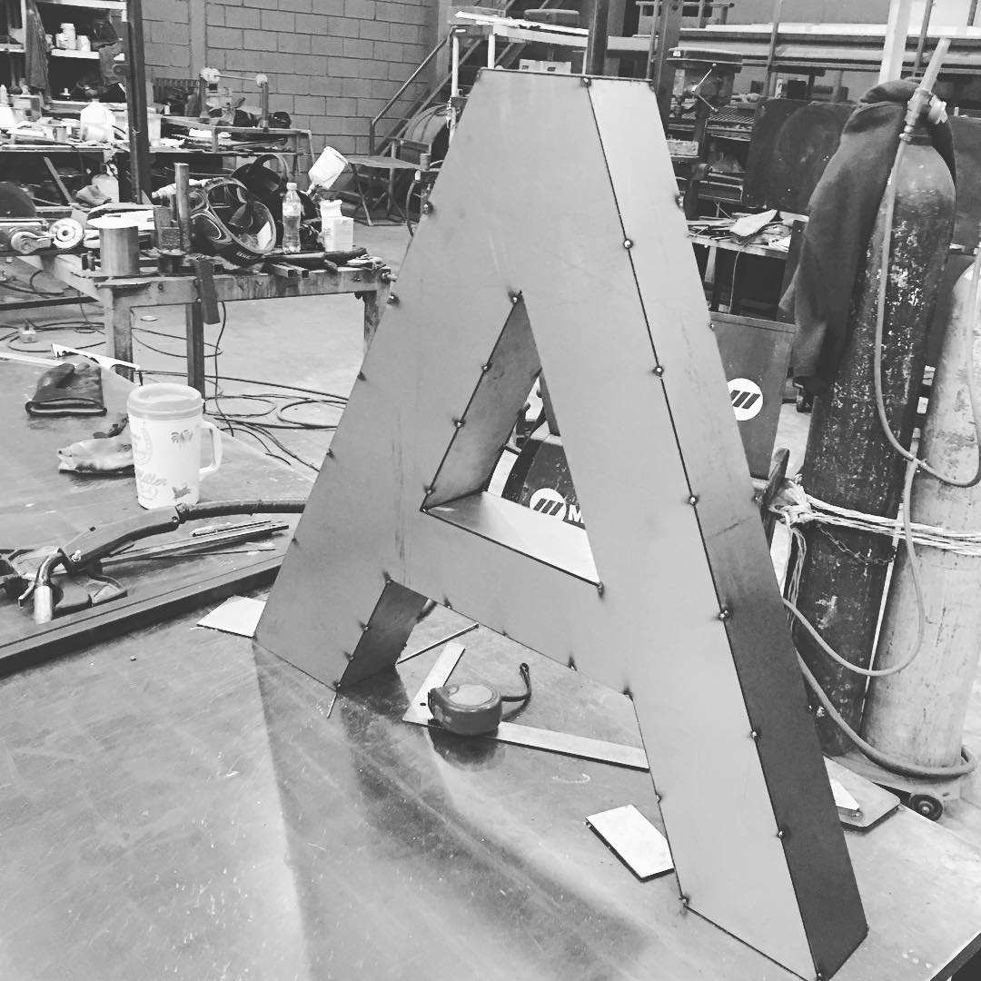 KS Monterrey - Letra 3D en proceso. En KS DESARROLLAMOS TUS IDEAS! # ...