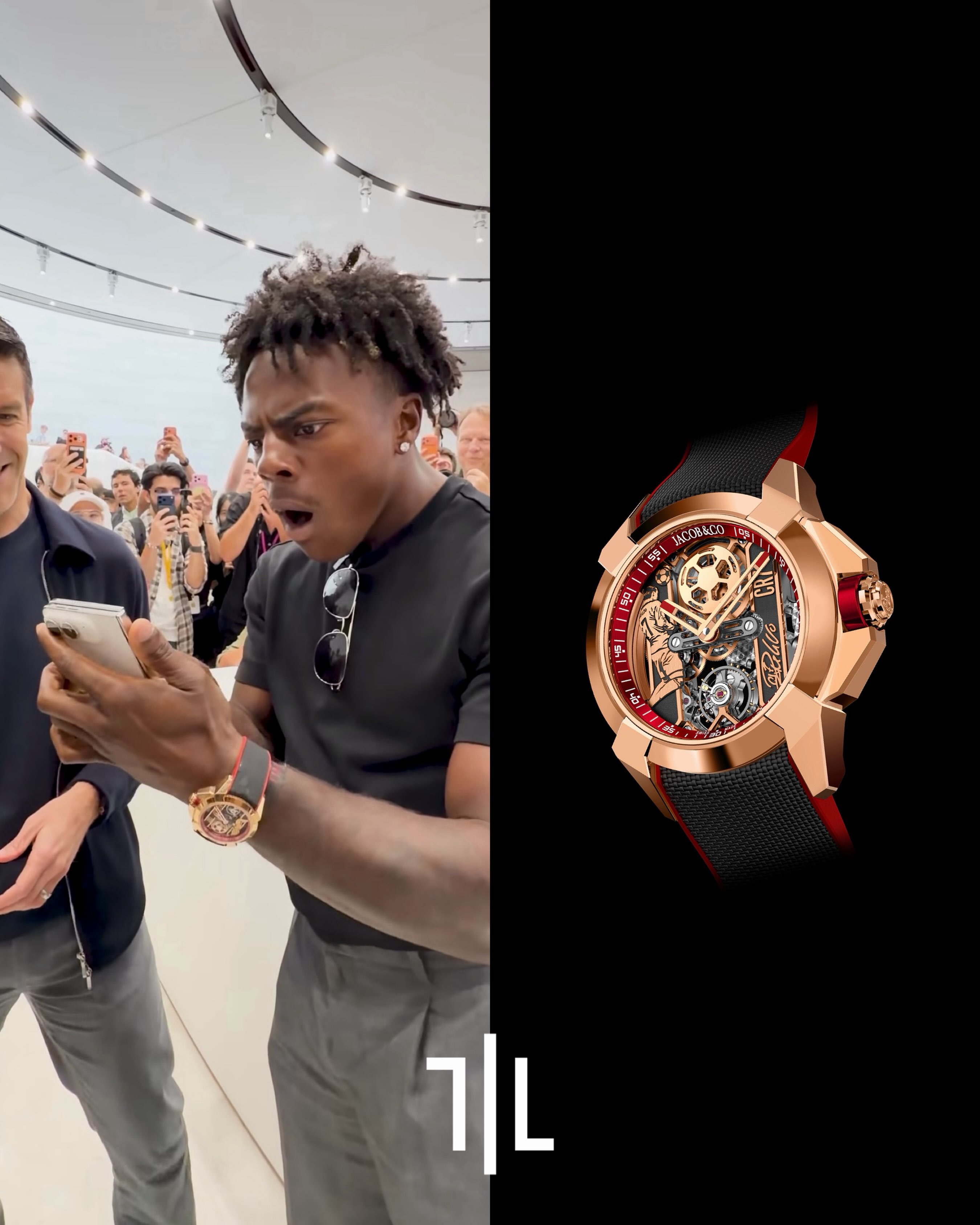 Insane - @hztttao wears a @richardmille RM 52-05 “Pharrell