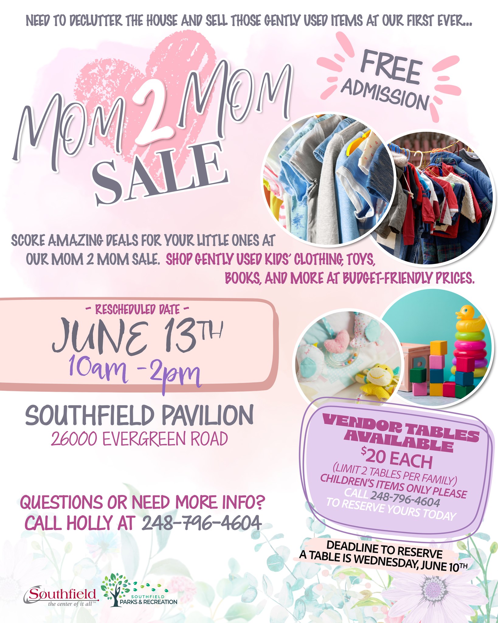 ✨ New date, fresh finds! ✨ Our Mom 2 Mom Sale is back this