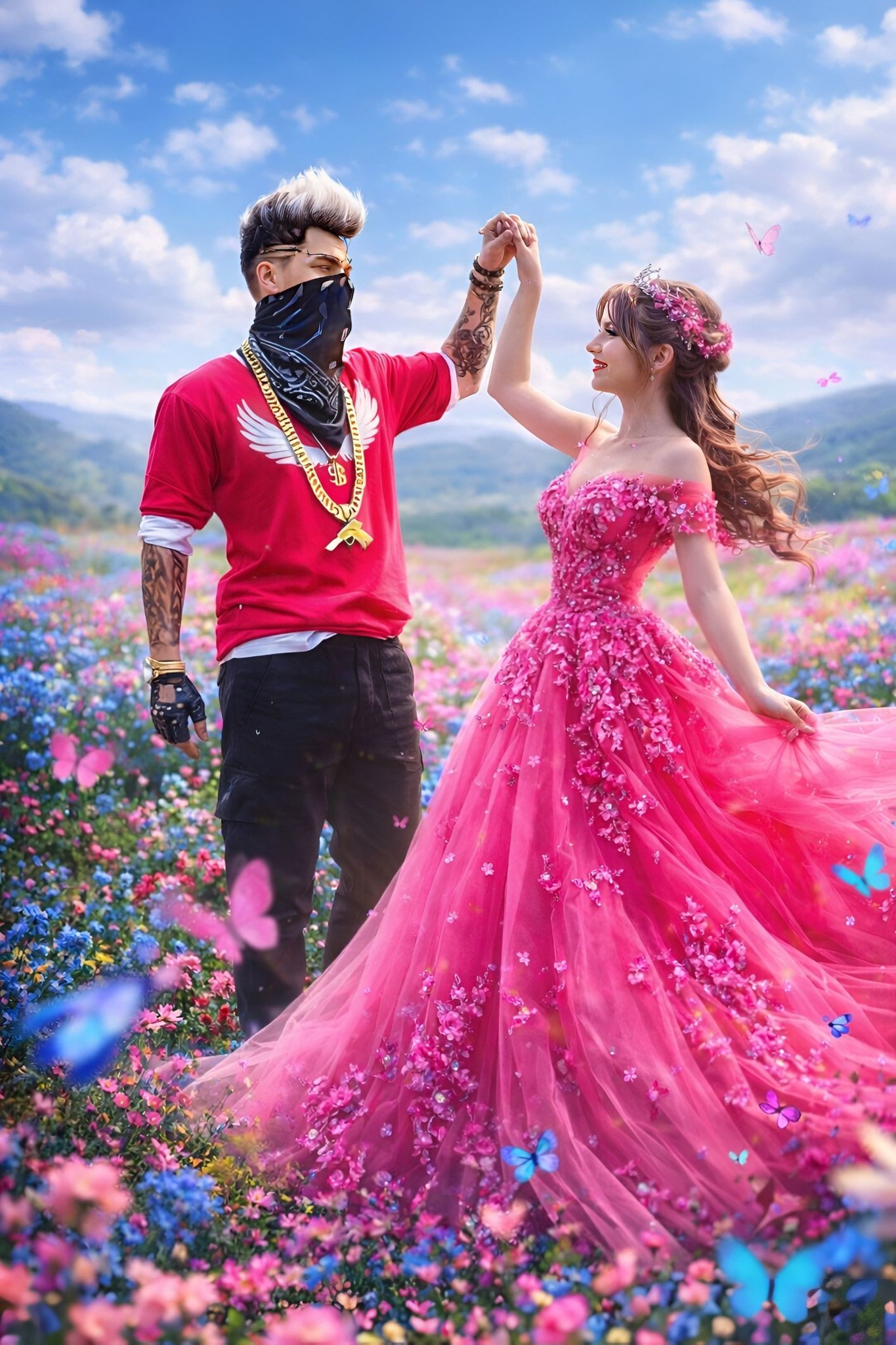 free guy pink dress lady CUTE GIRLS IN FF CUTE BOY HIP HOP “Cute princess in high 💗✨ Romantic Fire fantasy vibe with magical butterflies 🦋🔥” Use sirf 5 max: ✔️ #FreeFirePost ✔️ #Proposal ✔️ #CoupleGoals ✔️ #Forever ✔️ #AshokSahebravPawar free guy cast