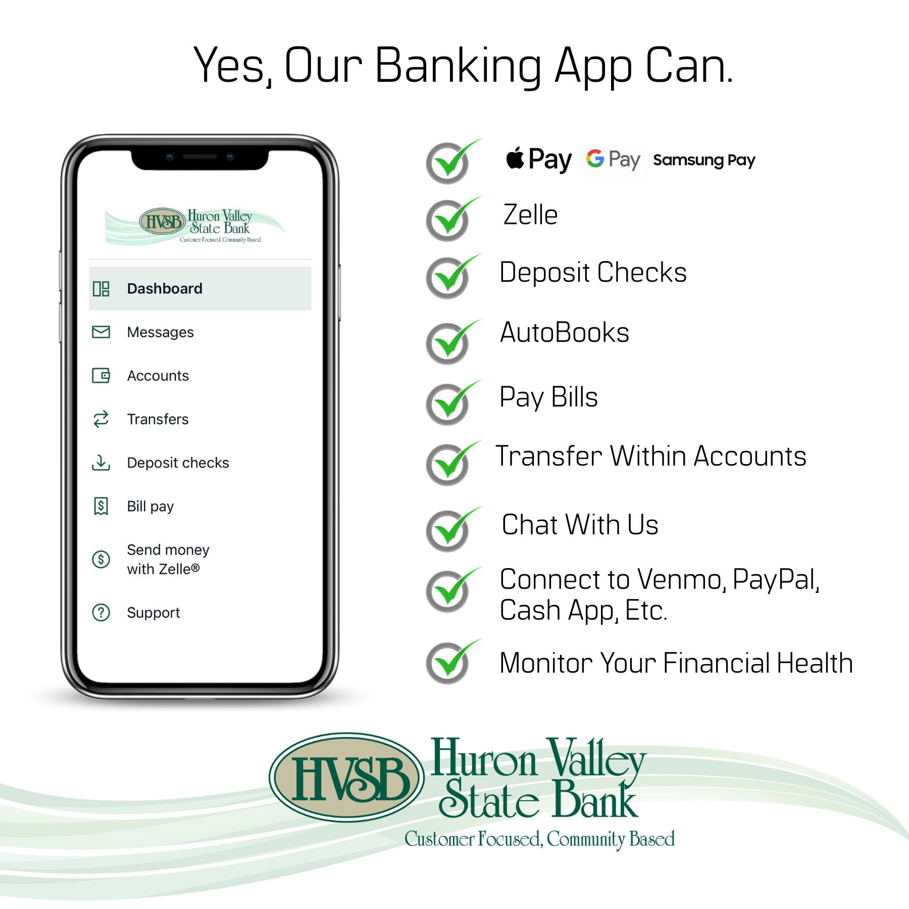 Huron Valley State Bank added a... - Huron Valley State Bank