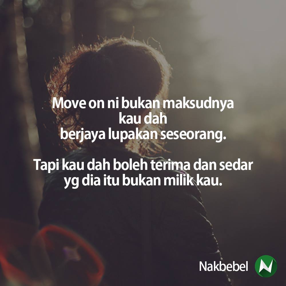 Nakbebel Sedar Yg Dia Bukan Milik Kita Facebook