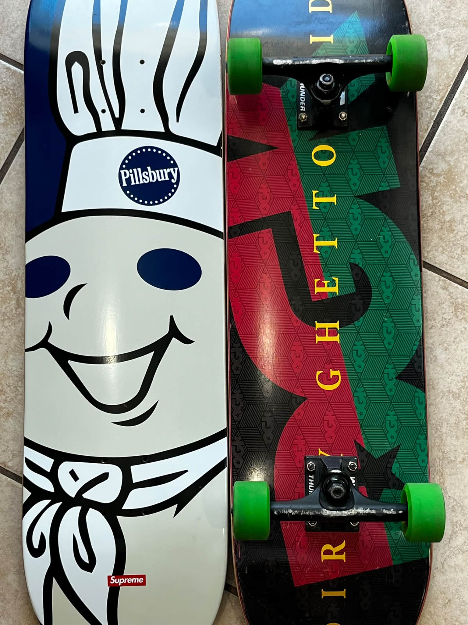 First Supreme skateboard becomes a wall hanger