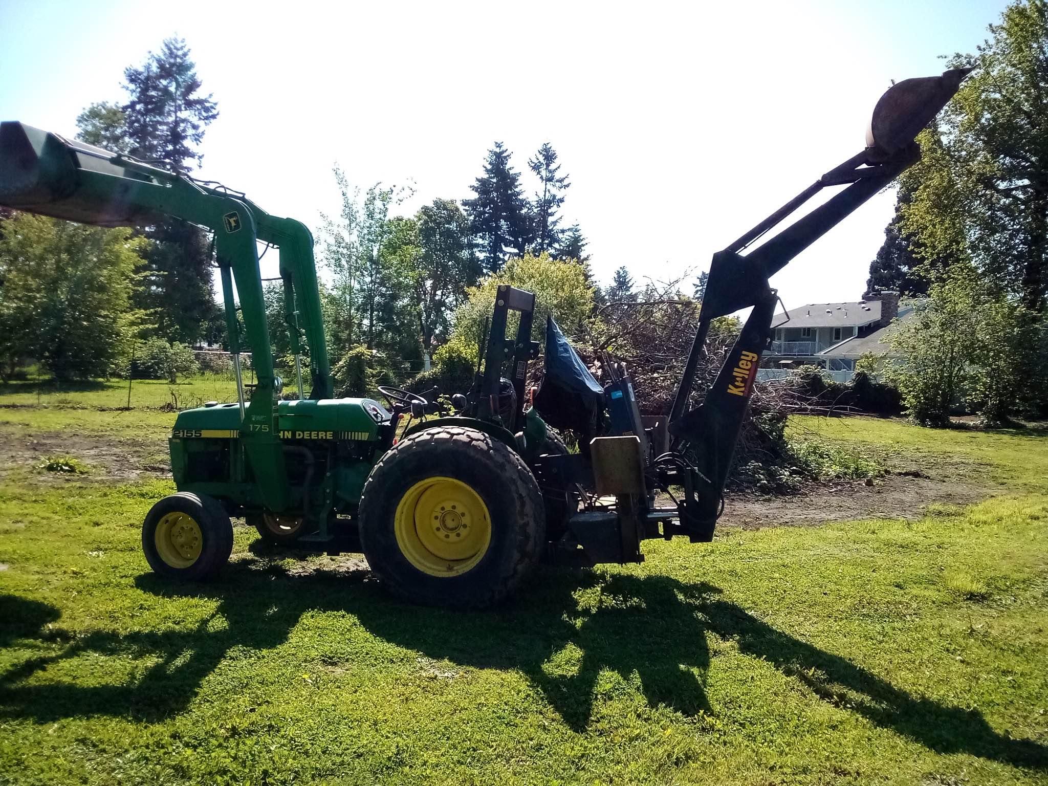 John Deere 2155 175 Tractor Loader Backhoe - Toy Construction Vehicles ...