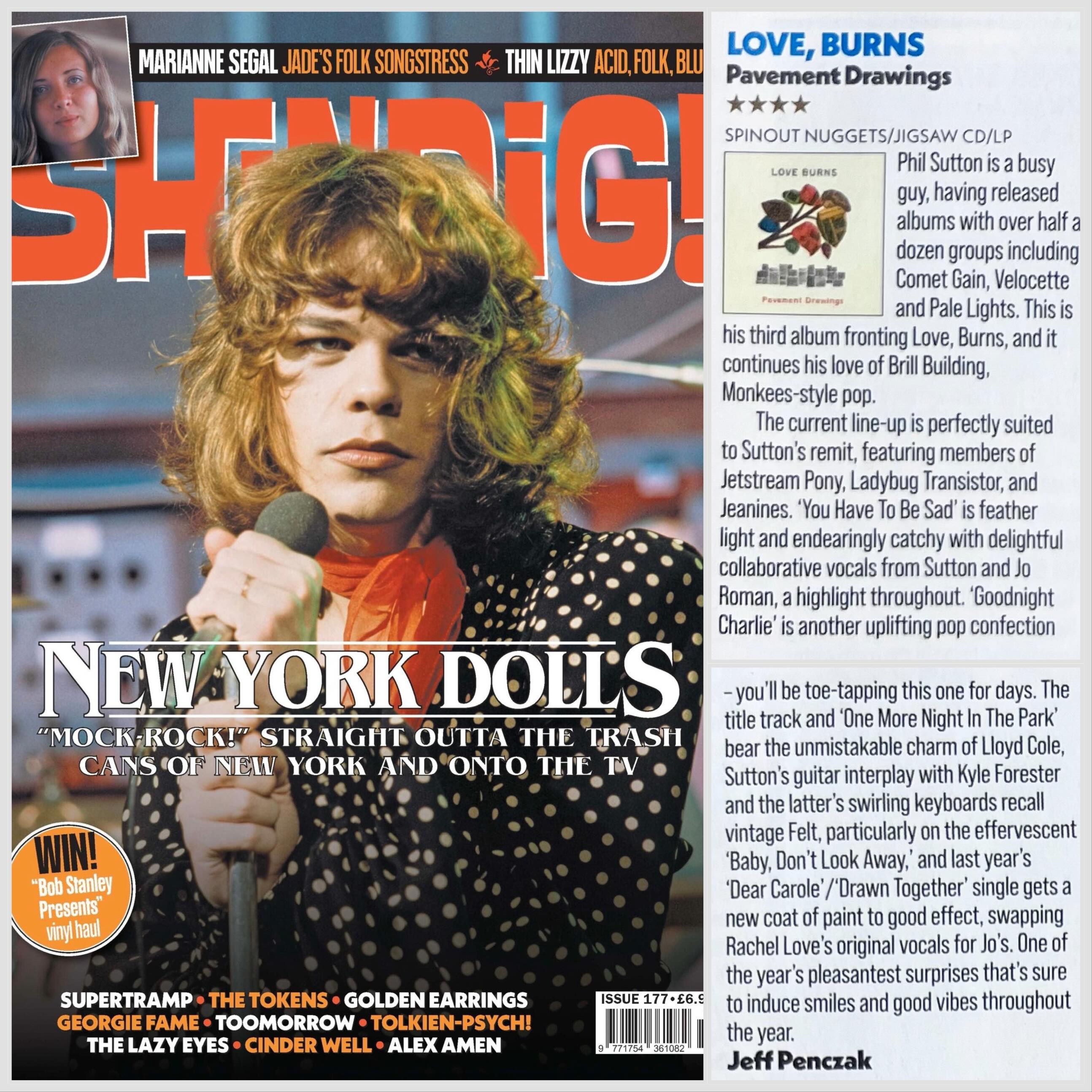Many thanks to Jeff Penczak and Shindig! Magazine... the latest 