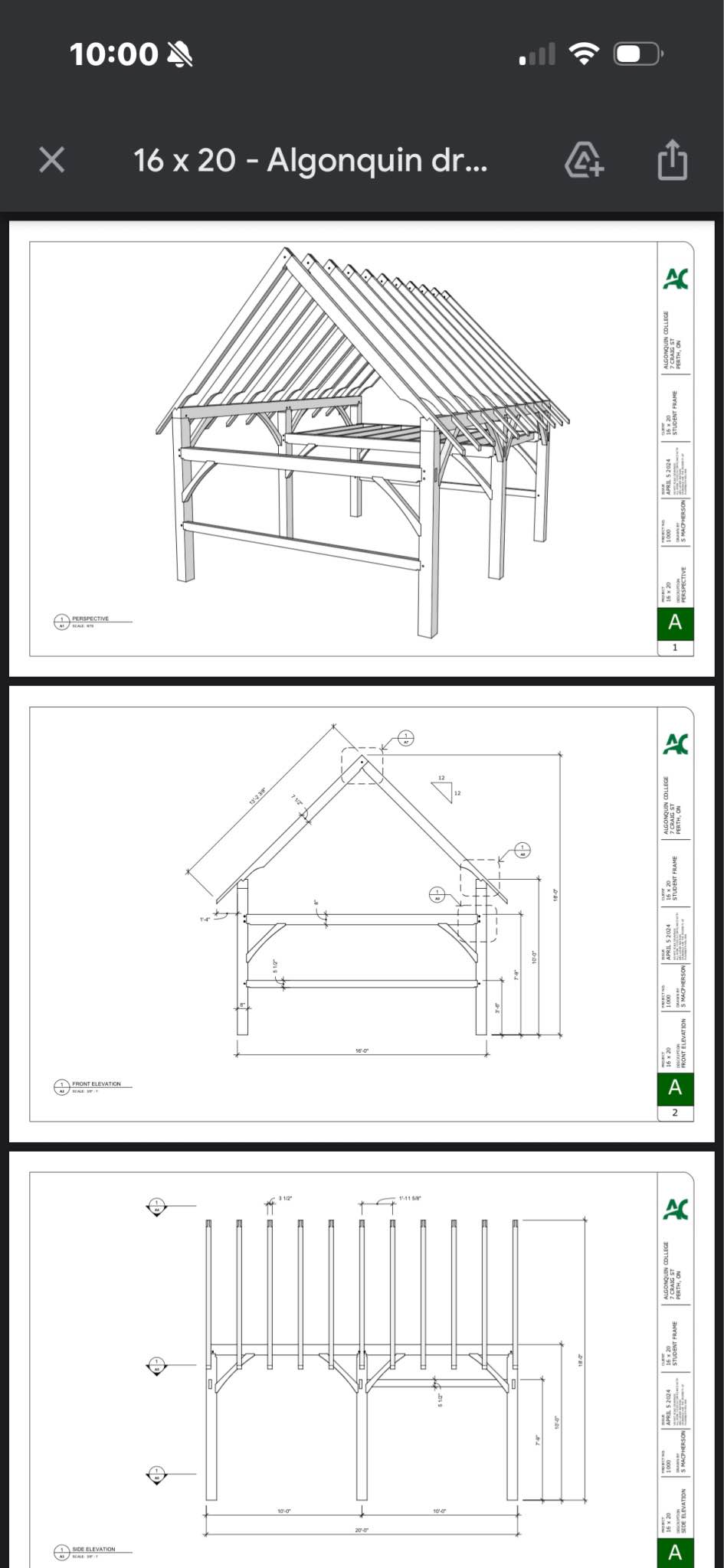 Timber Frame 16x20 - Frames - Lévis, Quebec | Facebook Marketplace ...