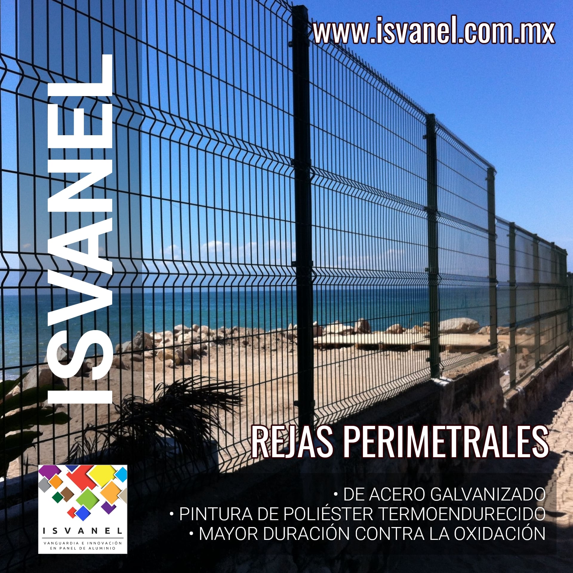 La reja perimetral... - Panel de Aluminio Compuesto - Isvanel