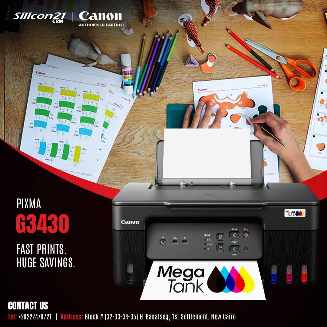 Everything you need for less 🖨️ The PIXMA G3430 delivers fast