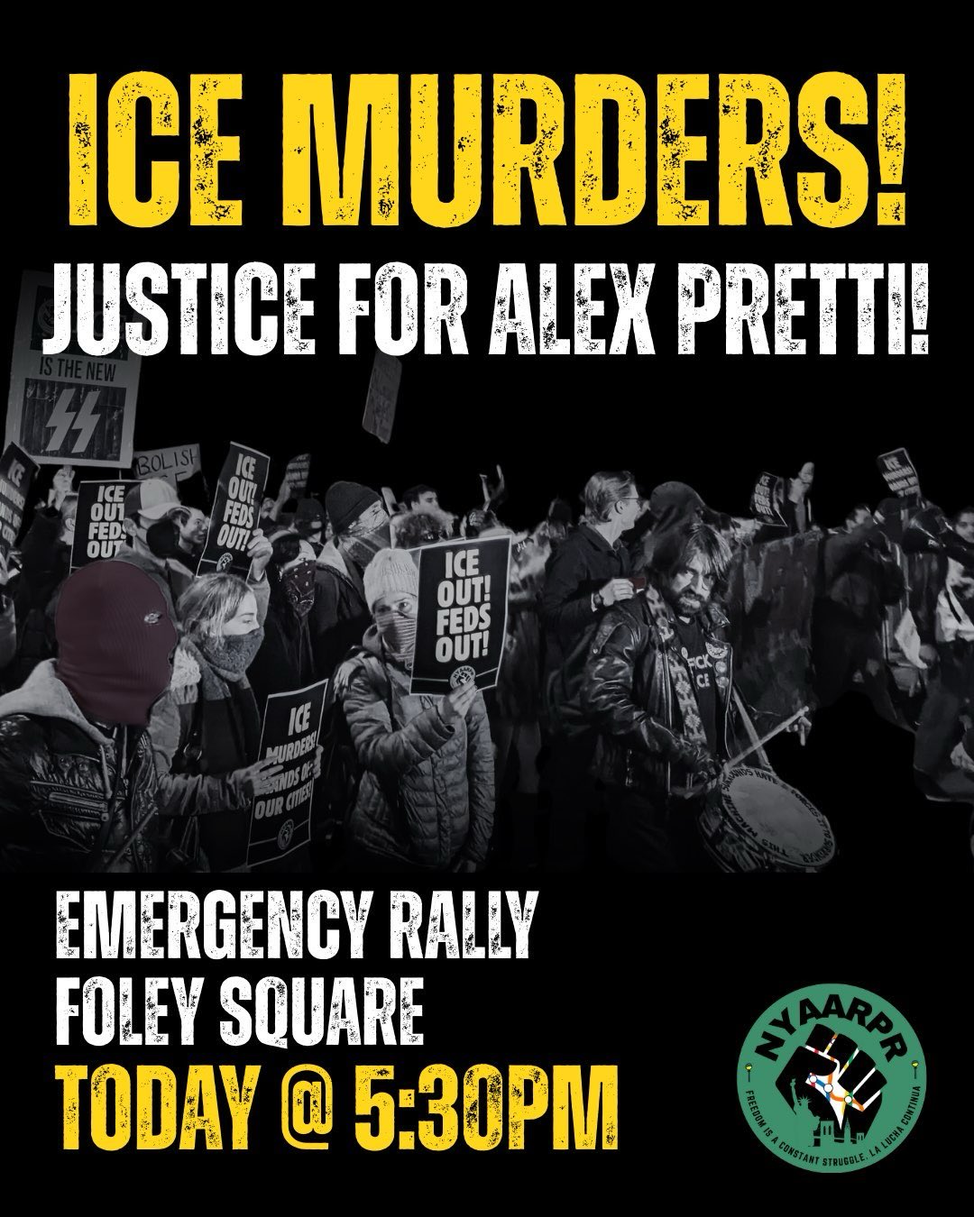 🚨 EMERGENCY ACTION TODAY! 🚨 📍 FOLEY SQUARE ⏰ TODAY, 5:30PM JUSTICE FOR ...