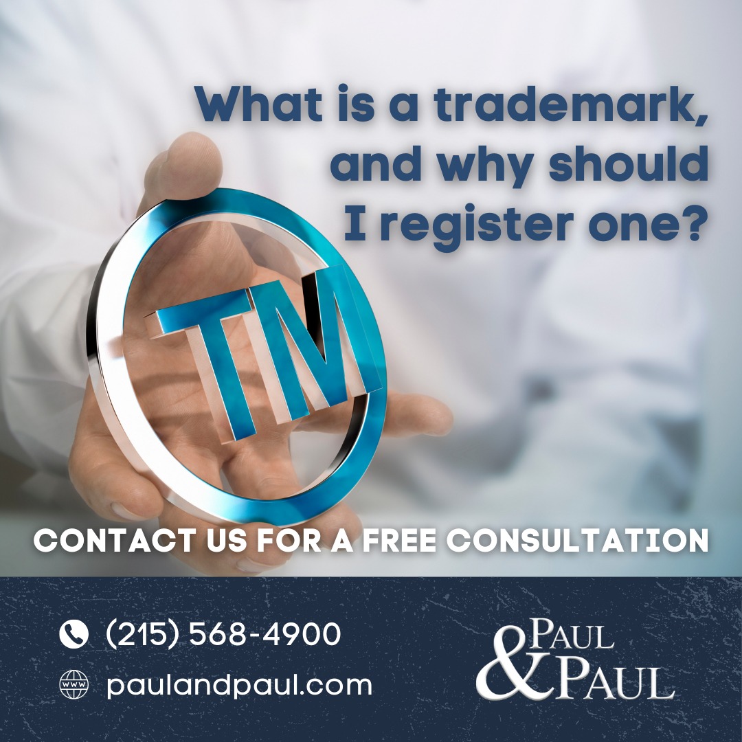 Paul - What is a trademark, and why should I register one? A trademark ...