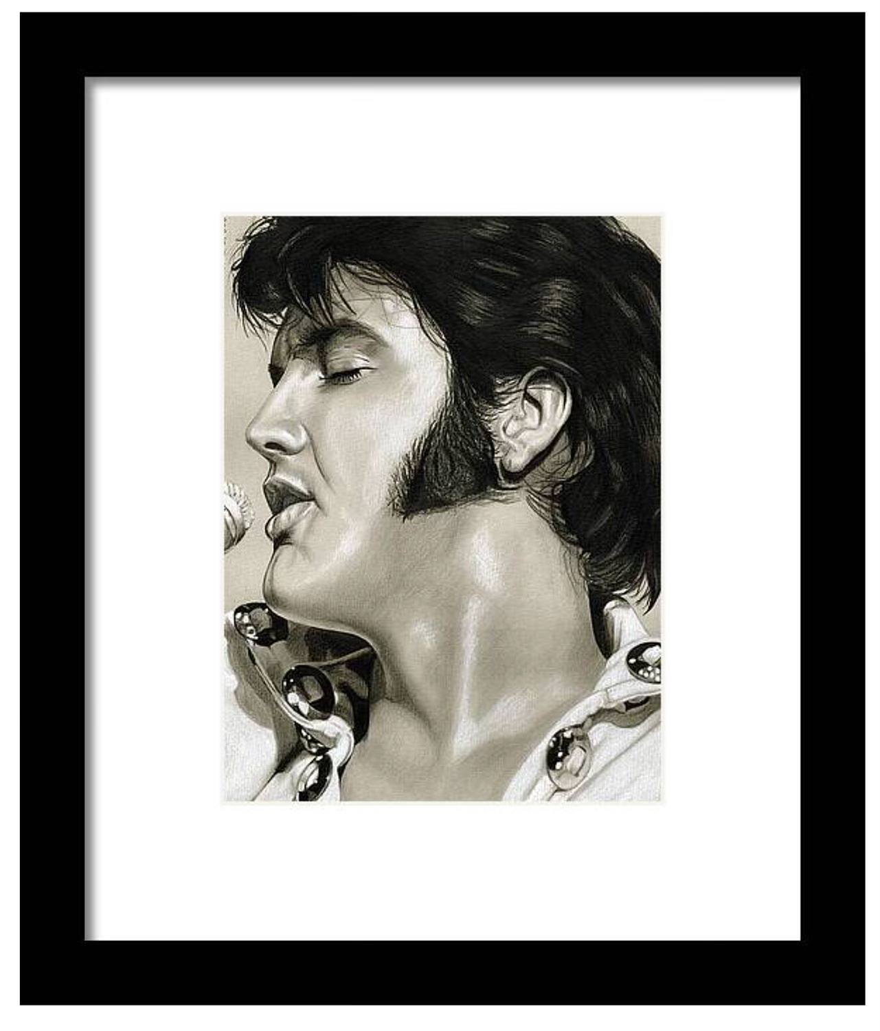 Elvis - And the last Elvis on tour drawing I made for the