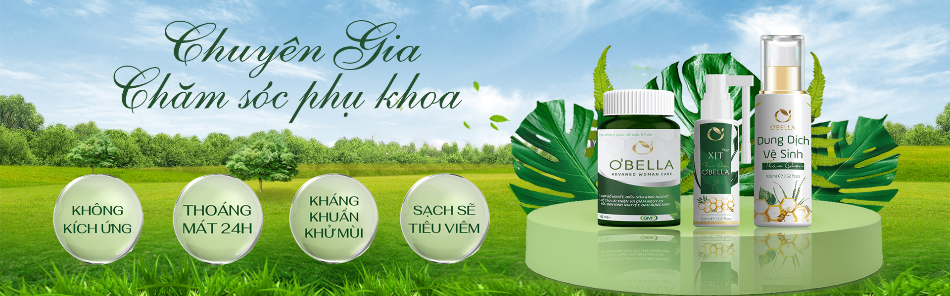 Chấm Dứt Viêm Nhiễm Phụ Khoa Nấm Ngứa Với OBella
