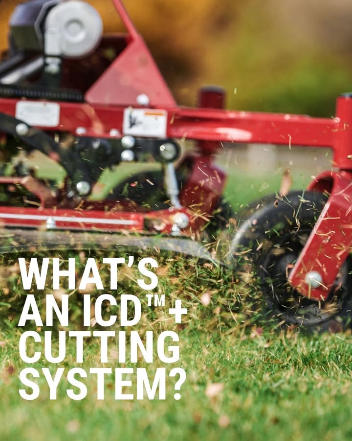 Ferris mowers' ICD cutting system for a cleaner cut