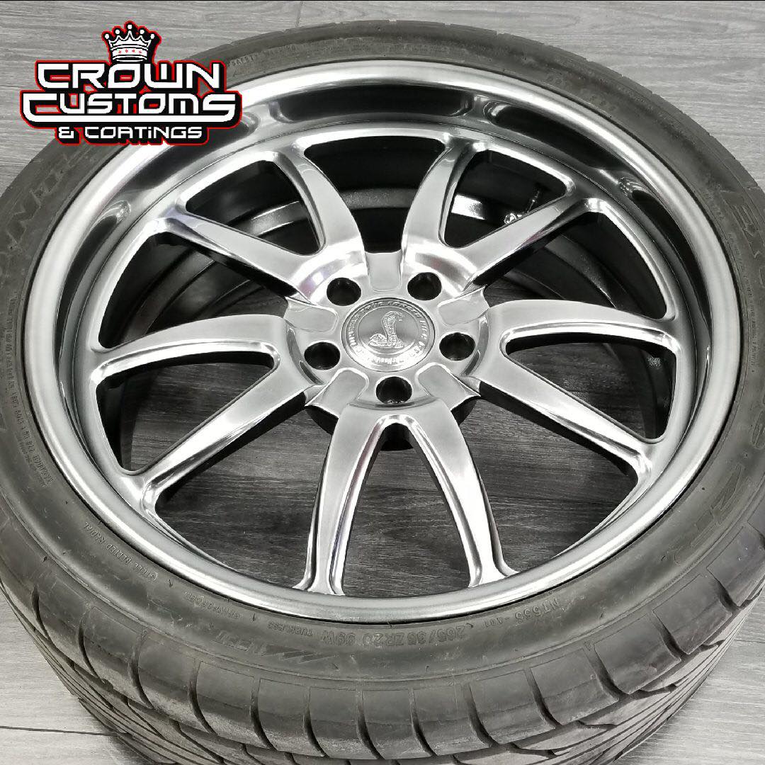 A set of cobra wheels for a... - Crown Customs & Coatings LLC