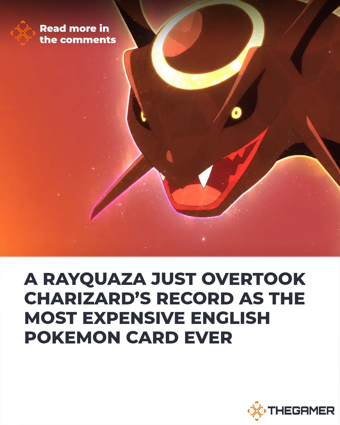 It's the first English-language Pokemon card to smash the $1