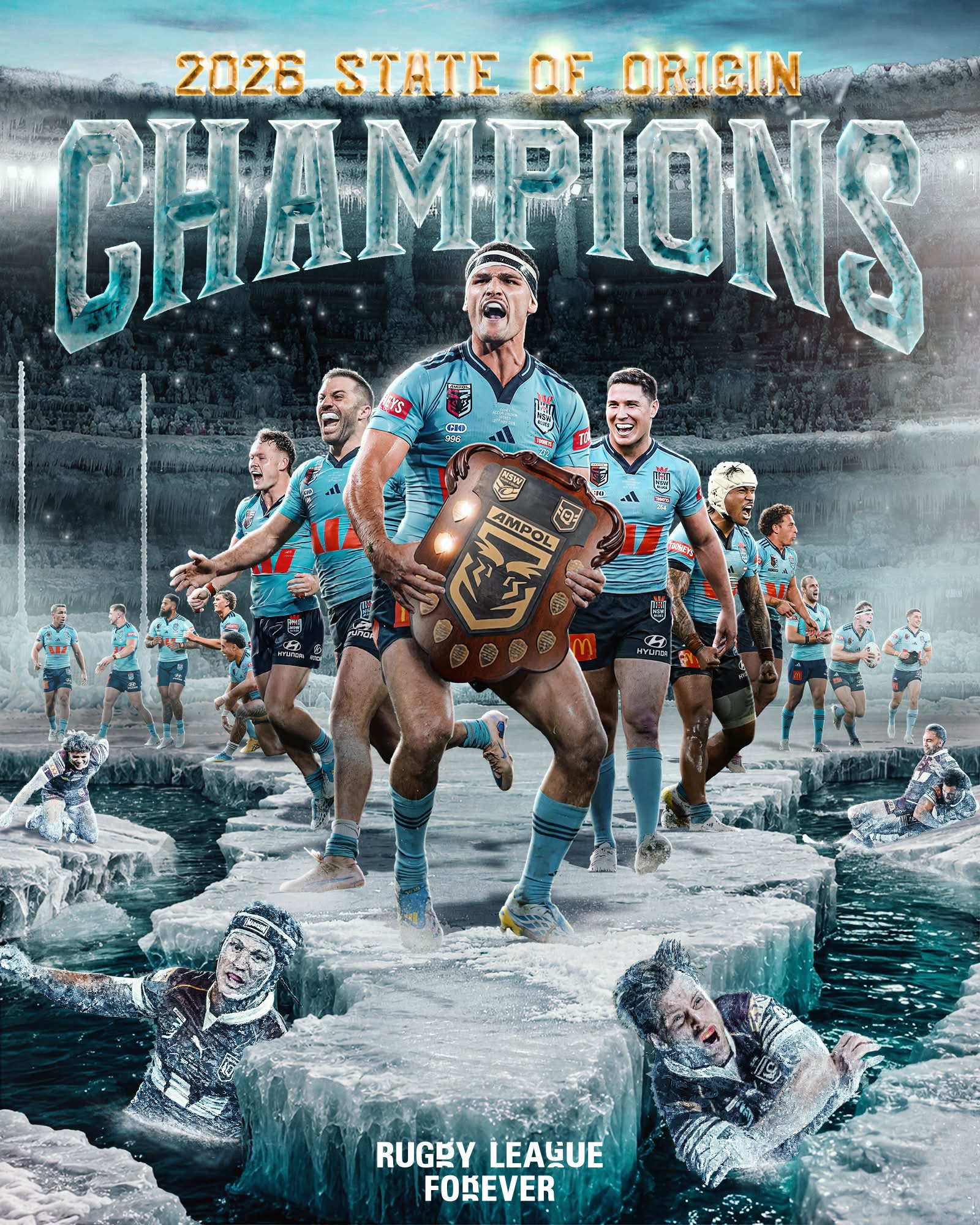 THE NSW BLUES ARE THE 2026 STATE OF ORIGIN CHAMPIONS 🥶🏆