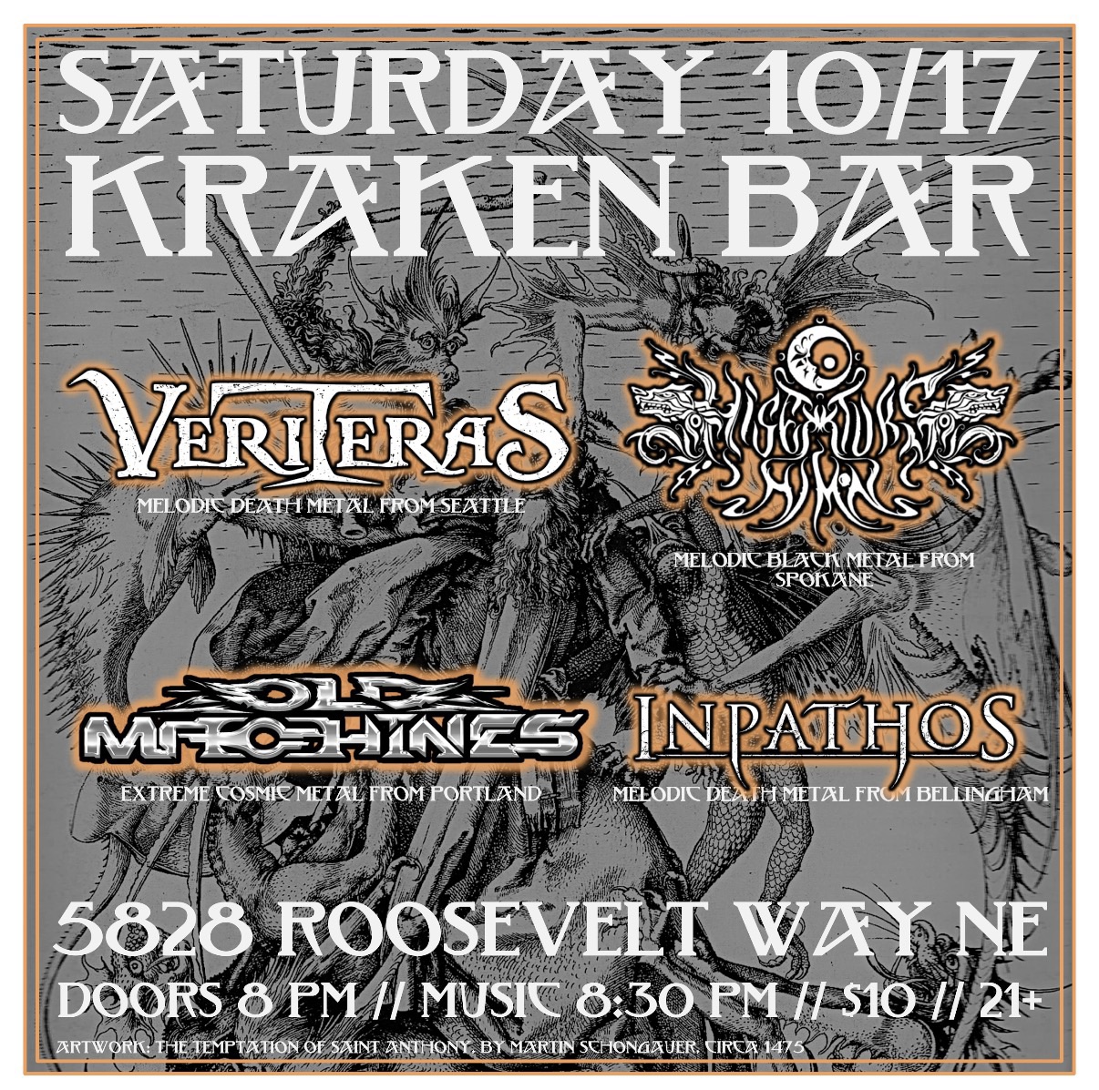 Veriteras — The Kraken Bar & Lounge, 2026-10-17