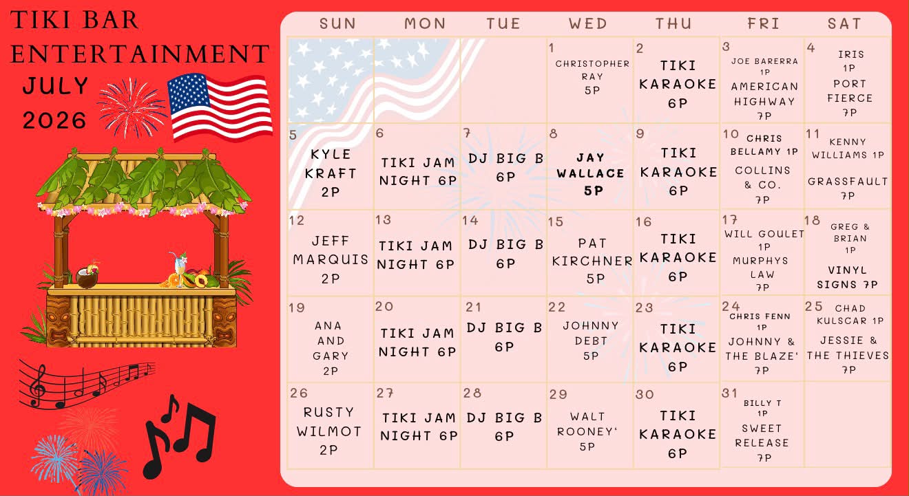 Music Calendar for July🎼🎼