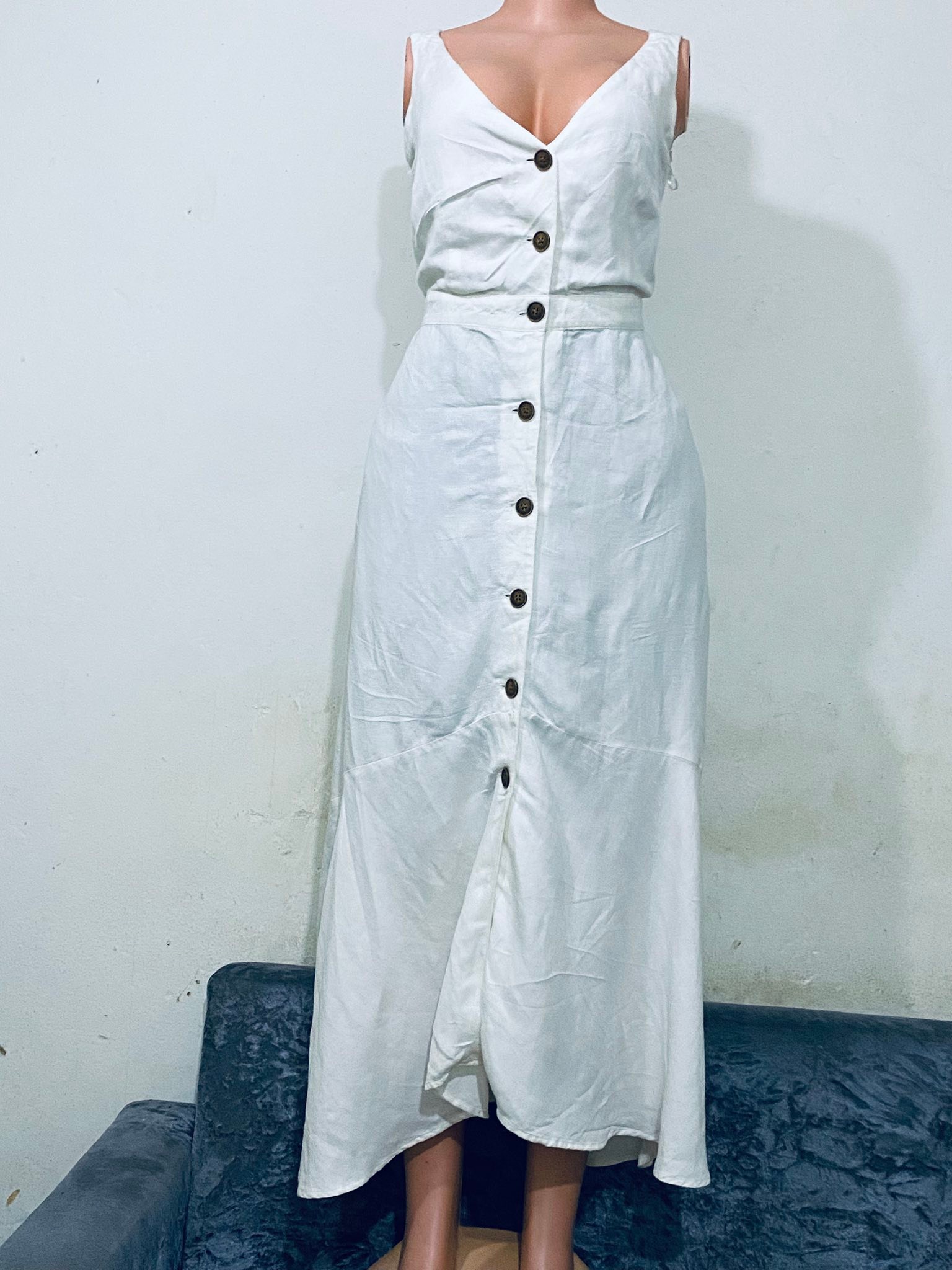 Robe Mango Noire Taille M - Style Cache-cœur - Longueur Genou - Occasion Très Bon état