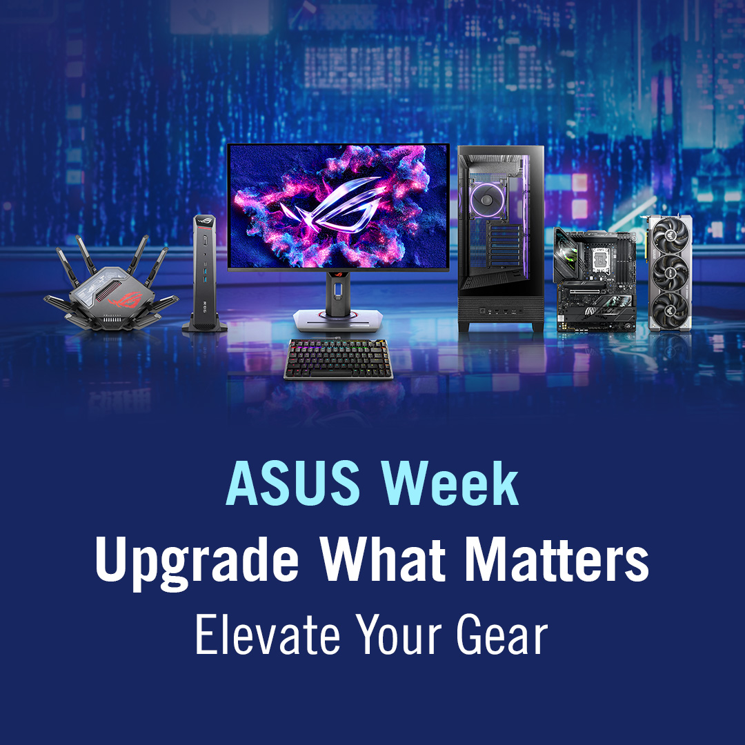 Find deals at the ASUS Amazon Store now for a limited time! 📦 Elevate your gear and upgrade what matters today with up to 41% off on select products 🖱️🖥️🎮 Shop Deals