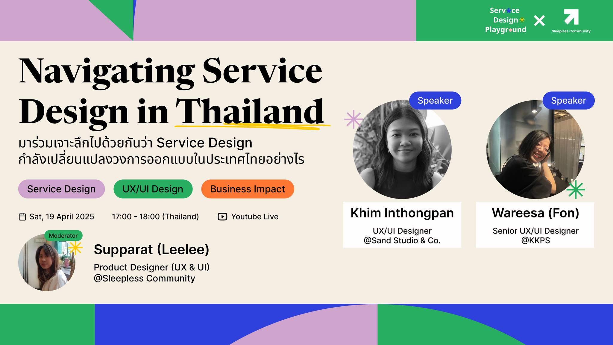 Navigating Service Design in Thailand | Sleepless Community x Service ...