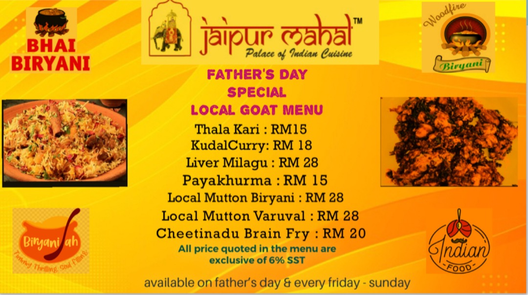 Jaipur Mahal Sentul Home Kuala Lumpur Malaysia Menu Prices Restaurant Reviews Facebook