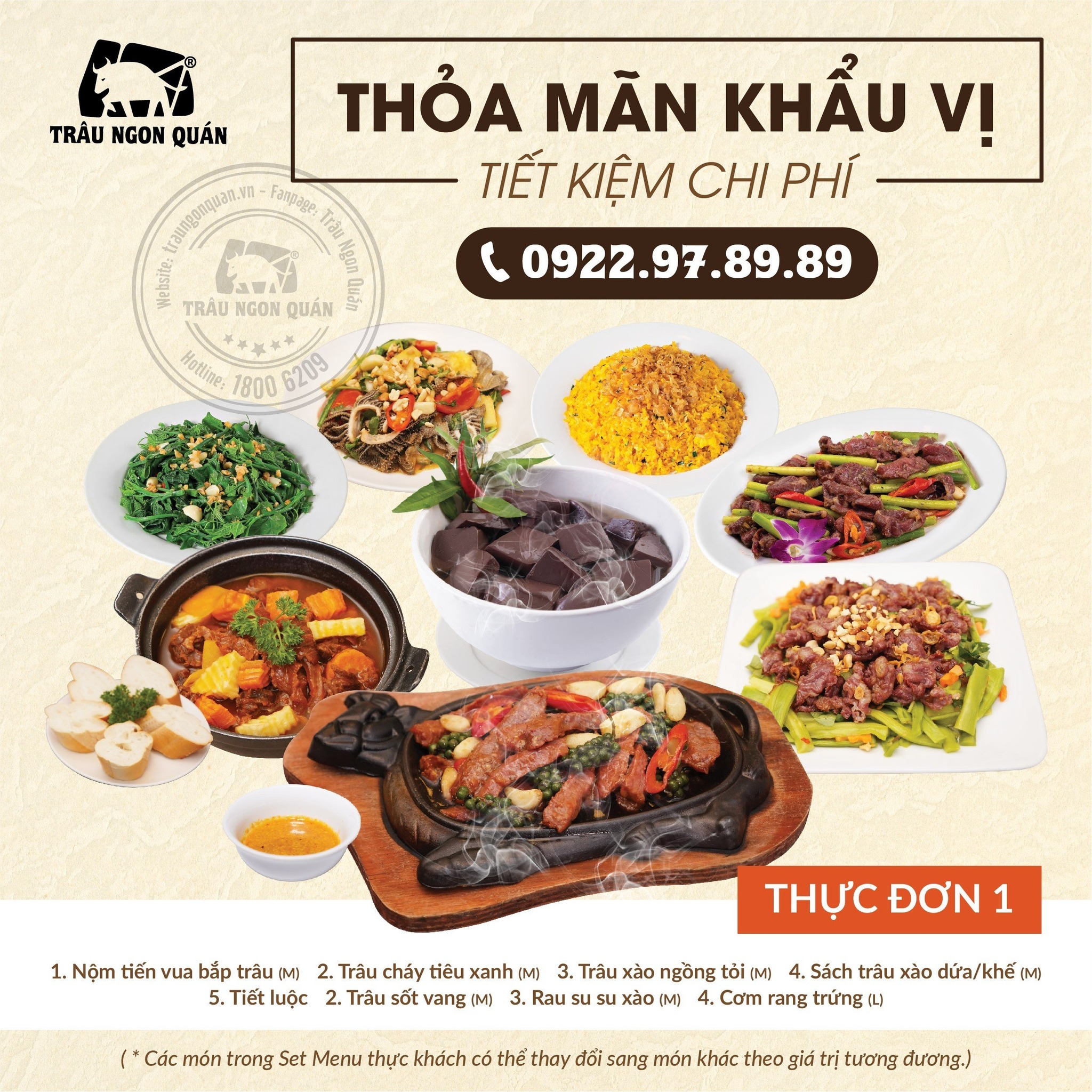 Thỏa mãn khẩu vị - Tiết kiệm... - Trâu Ngon Quán - Yên Phong