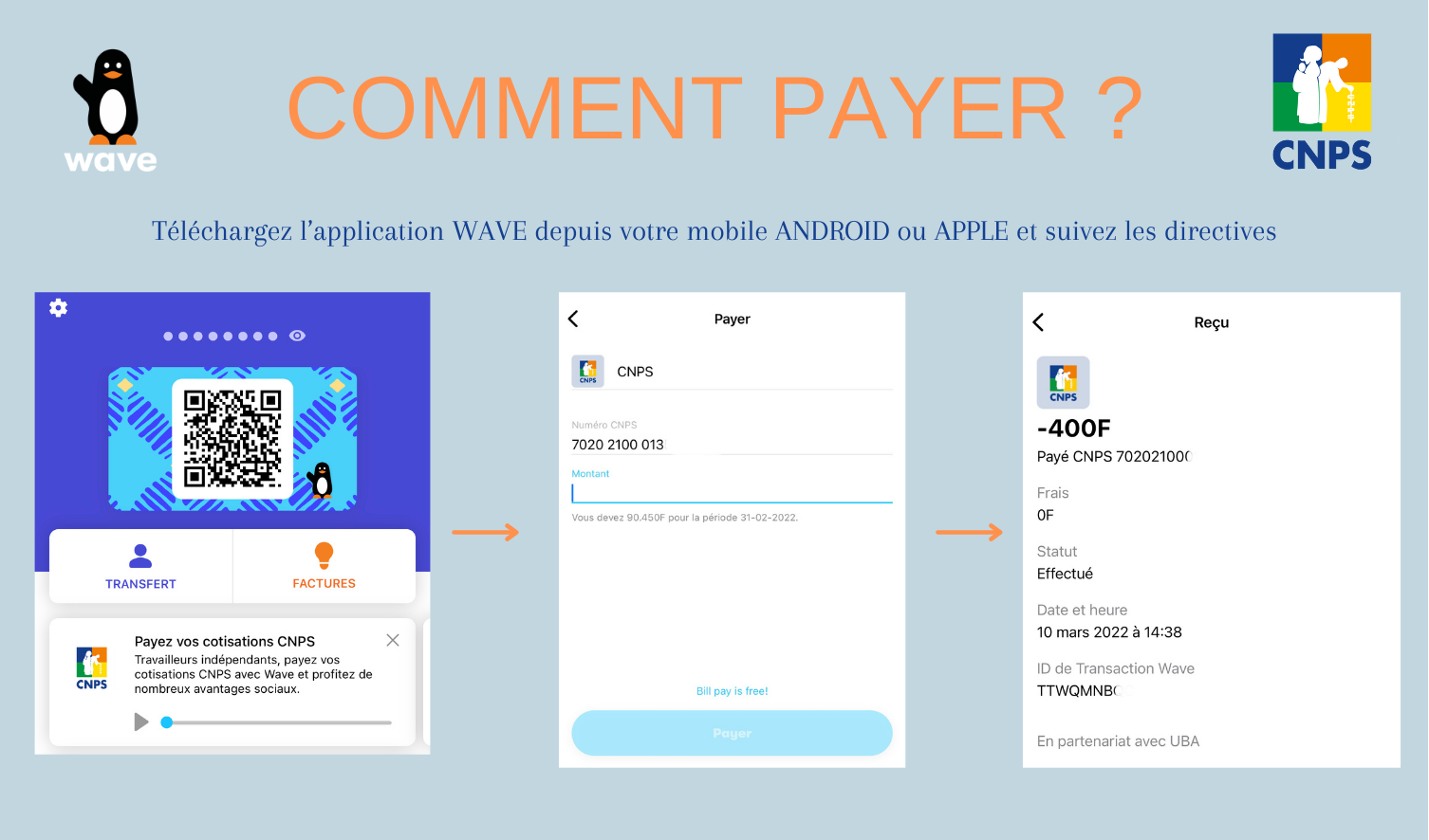 CNPS Cote d'Ivoire - TRAVAILLEURS INDÉPENDANTS : Payez vos cotisations ...