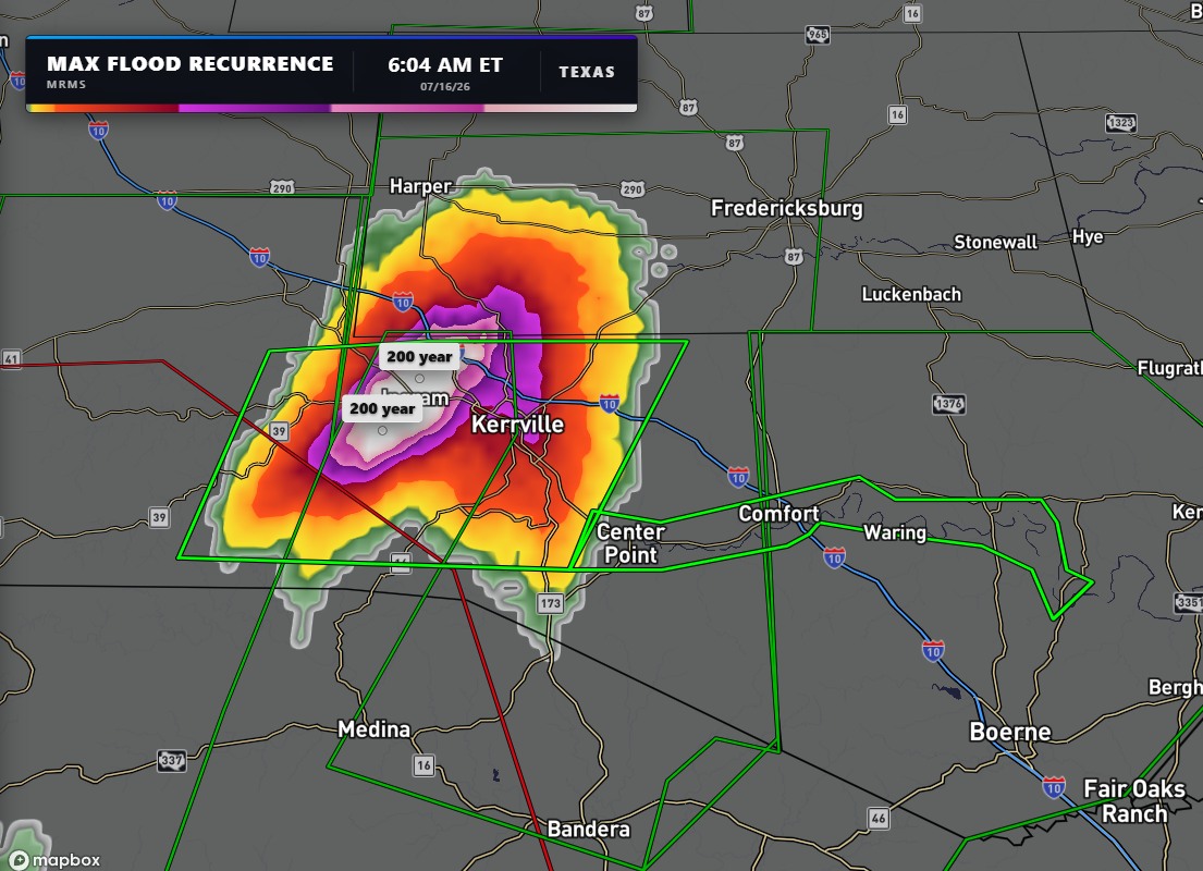 STORMRIDER裂波910HD Brad - Kerr County, Texas, is experiencing devastating flooding