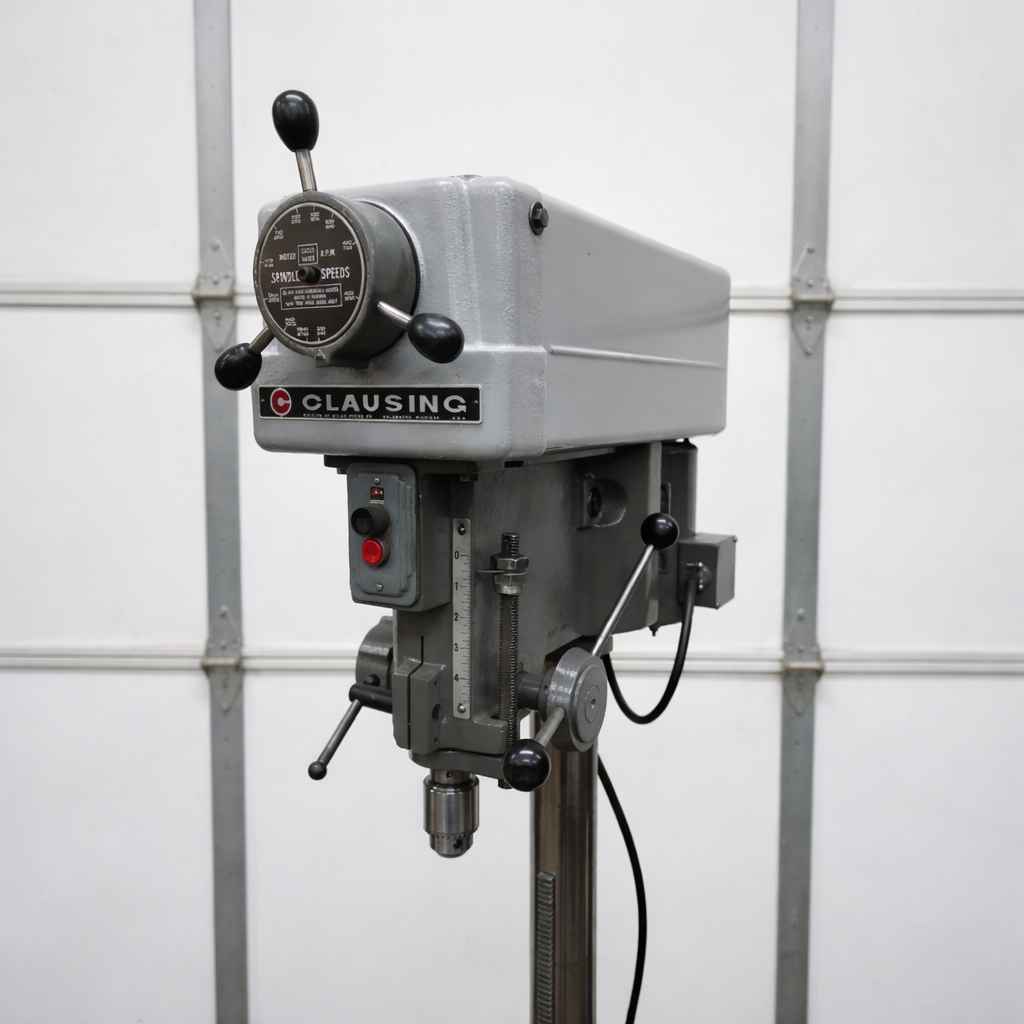 Clausing 1670 Industrial Drill Press – Fully Restored 120V – Motorized ...