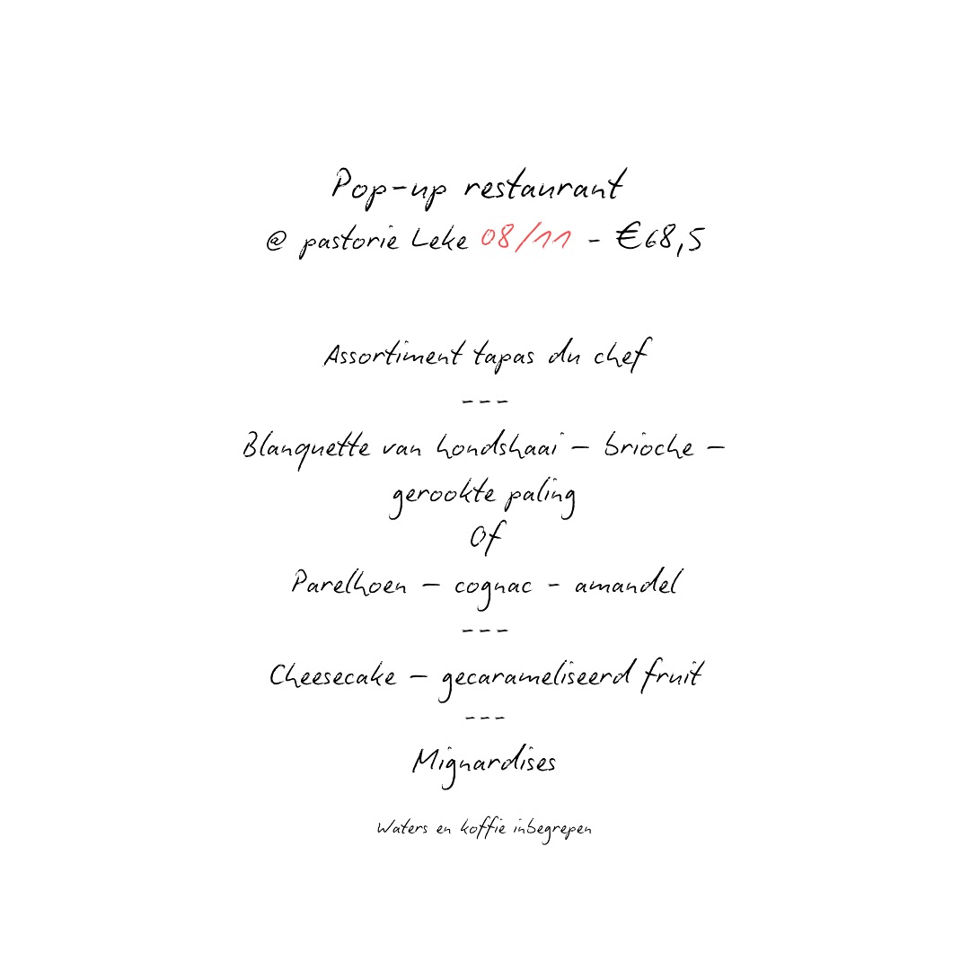 Antoine Rabaut I catering - conceptpartner | Leke