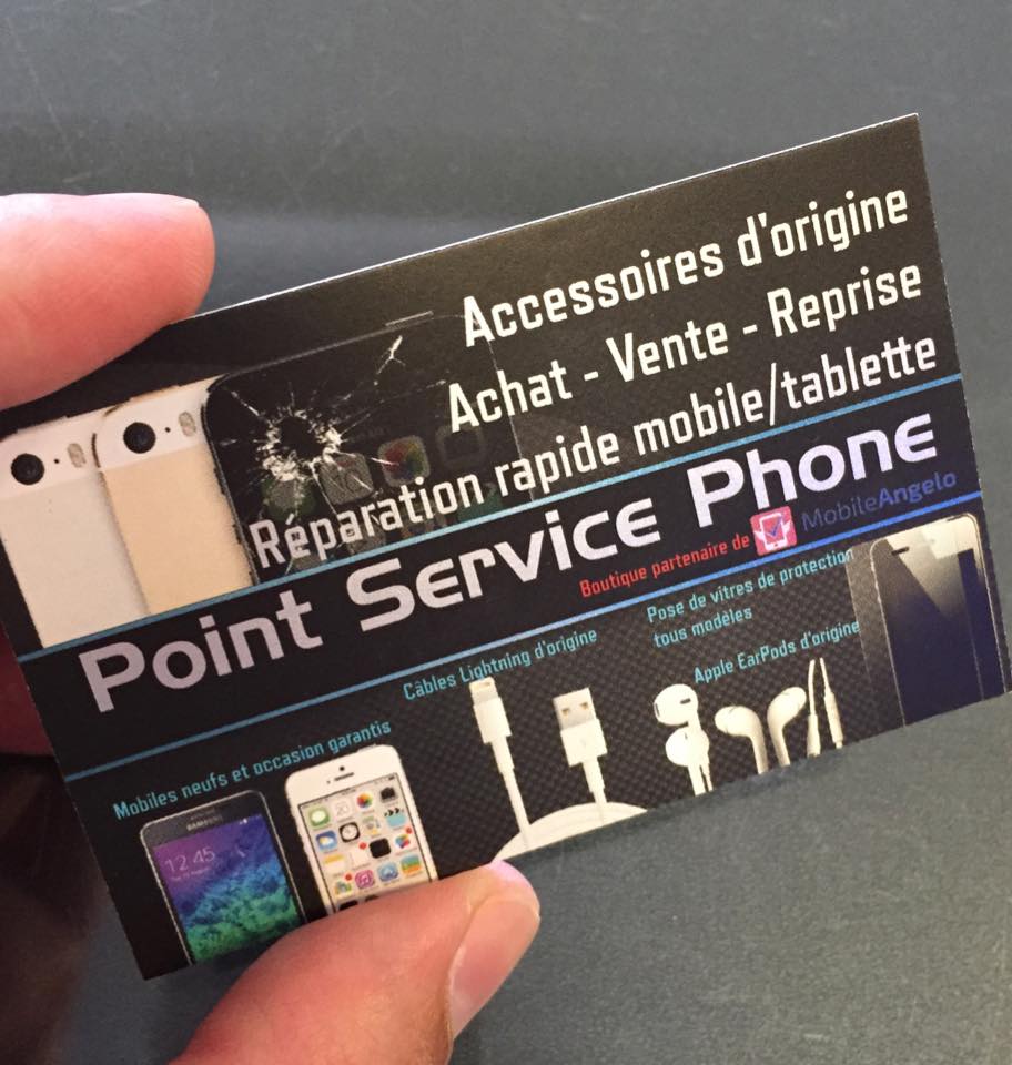 La carte de visite a subit un petit... - Point Service Phone