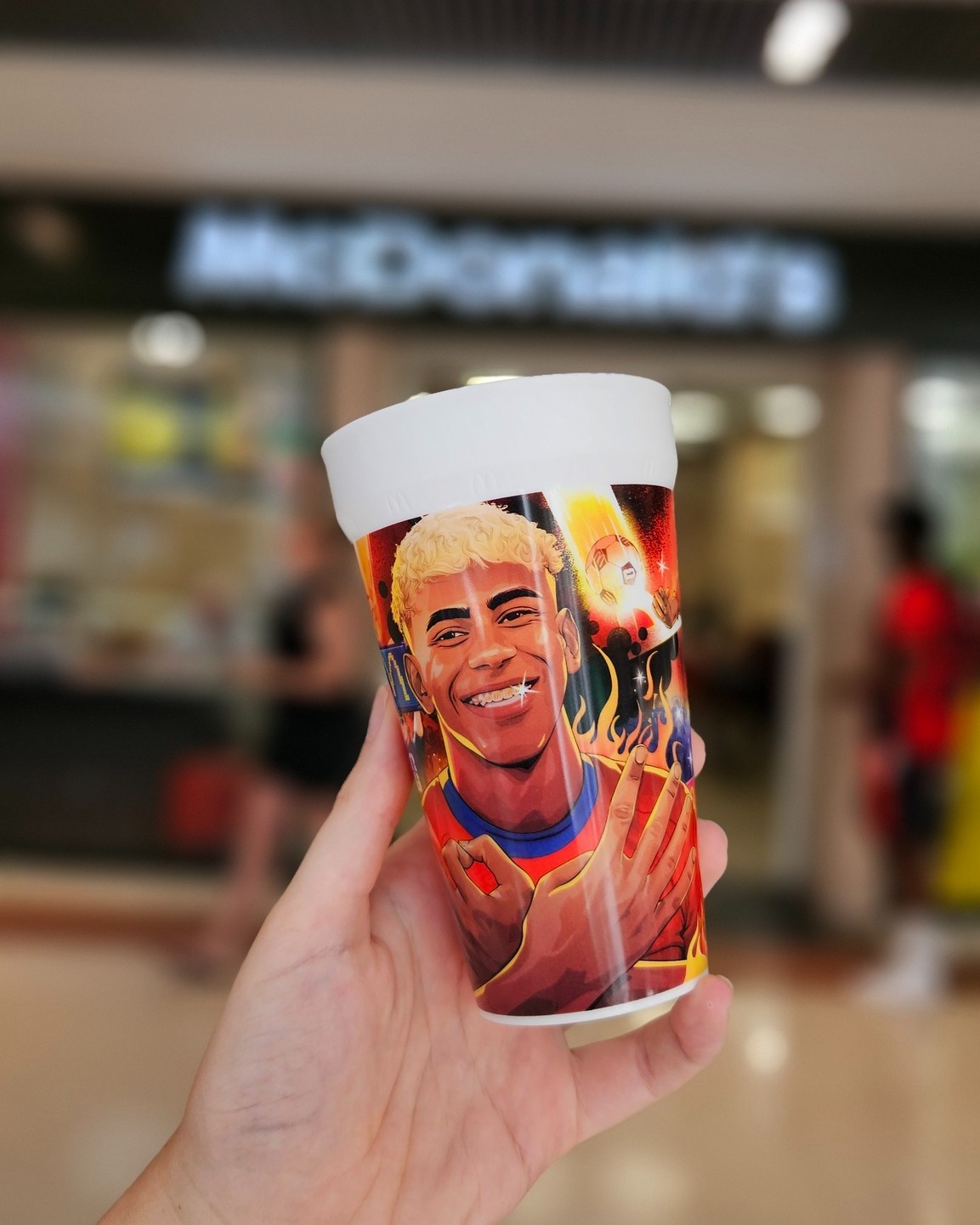 Score 1 of 6 collectable cups with the McDonalds FIFA World Cup