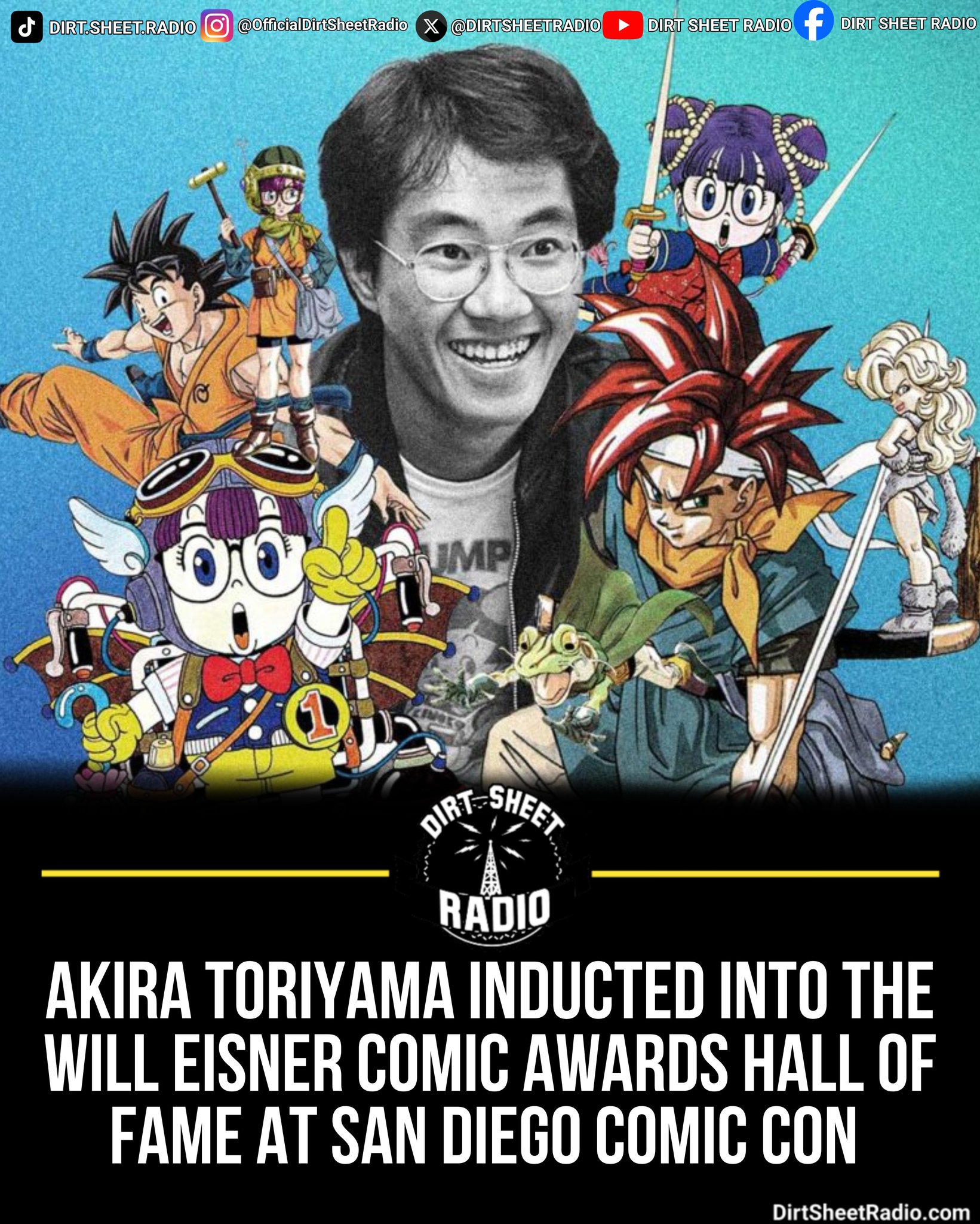 The late great creator of Dragon Ball and Dr Slump, Akira Toriyama