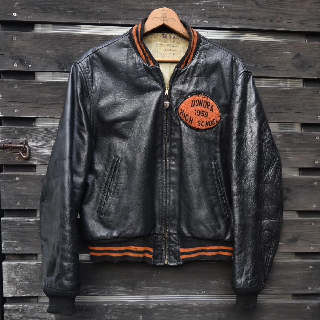 パ*ズ様 40s Kit Karson レザージャケット　激レア　スペシャル Now on sale. 40s-50s Kit Karson Horsehide Motorcycle Jacket. Size