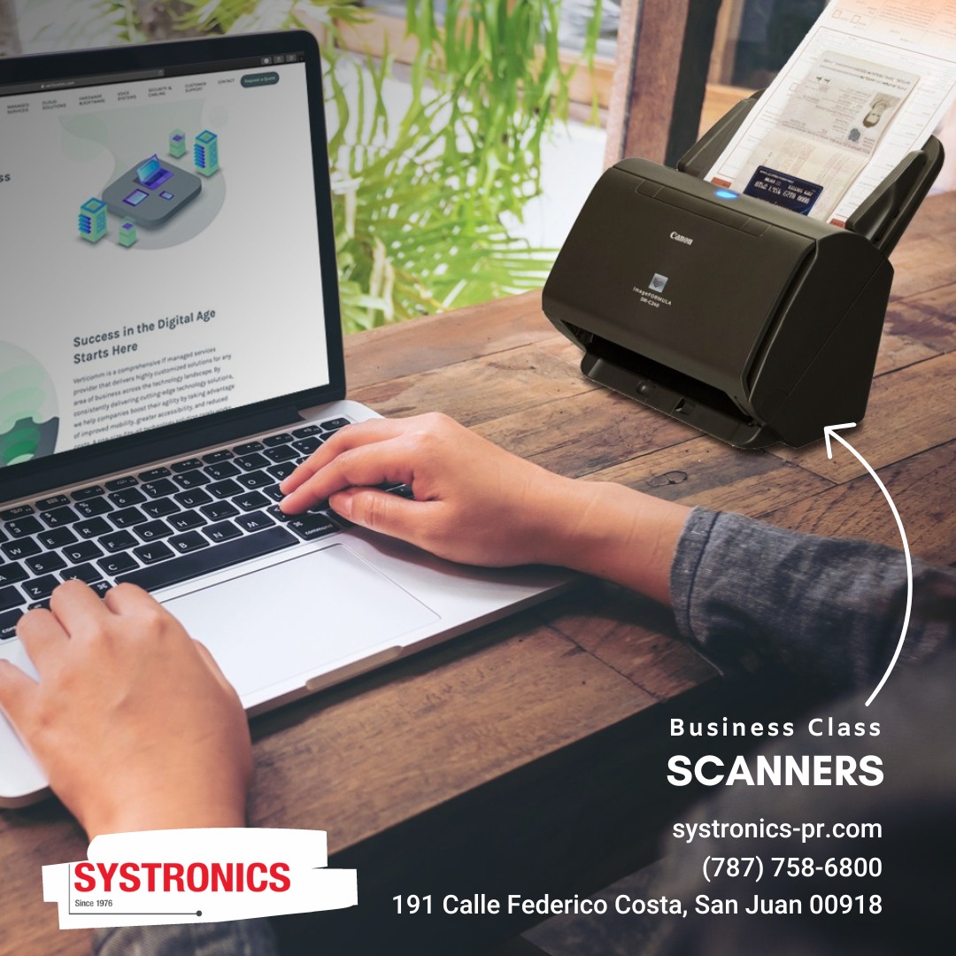 Systronics - Go Paperless with Canon document scanners....